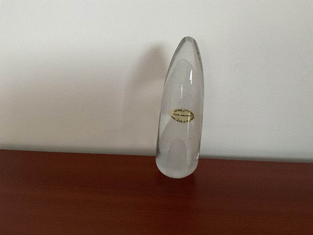 Adam Jablonski Glazen Druppel. Handgemaakt en gesigneerd., Antiek en Kunst, Ophalen of Verzenden