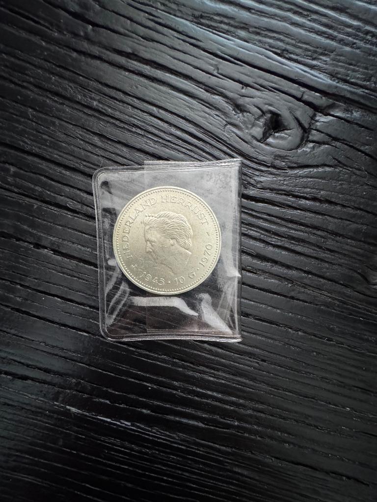 Zilveren Tientje Nederland Herrijst (FDC/UNC), Postzegels en Munten, Munten | Nederland, Koningin Juliana, Zilver, Ophalen of Verzenden