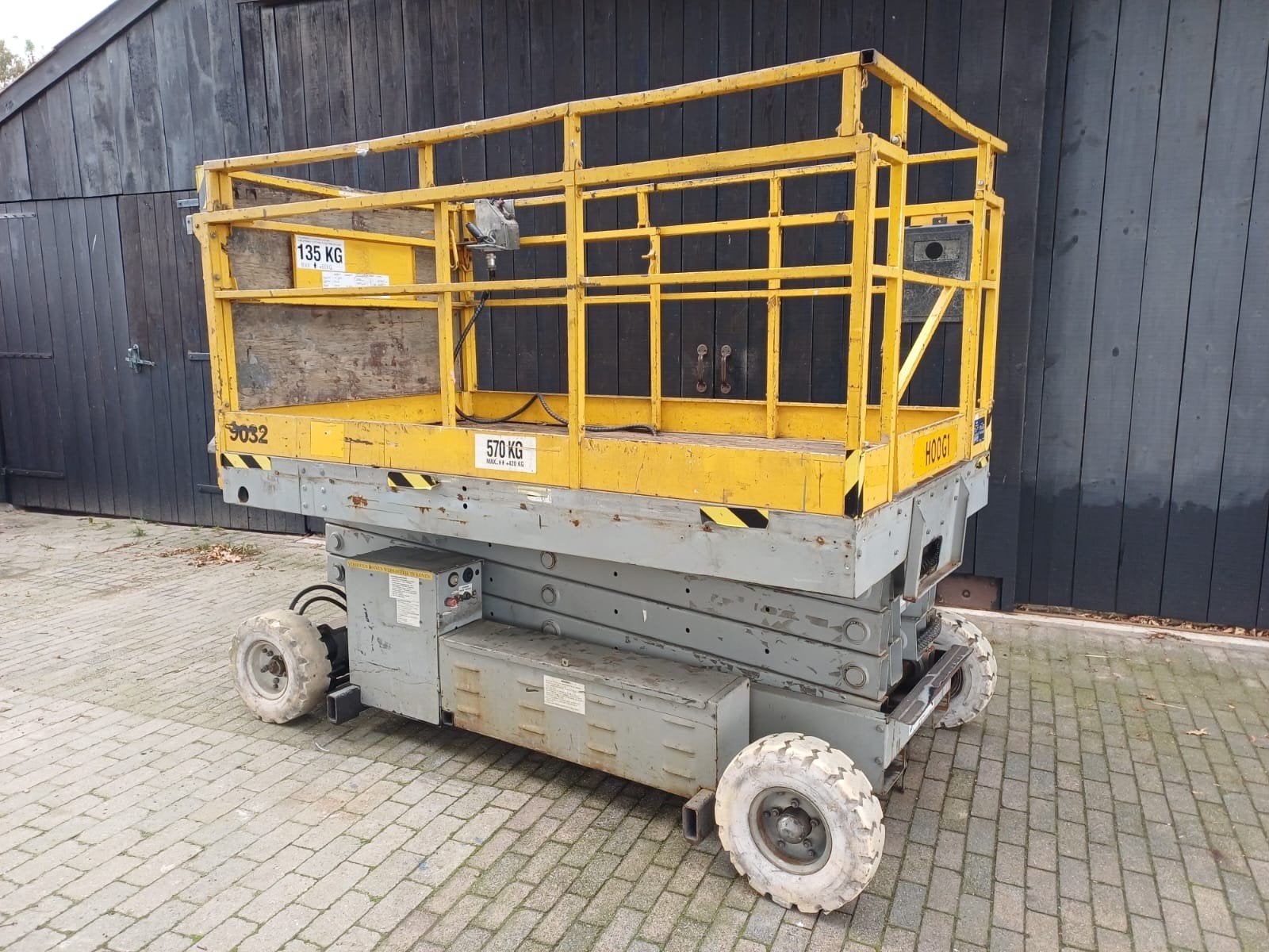 Custers HM2658HT 10 meter hoogwerker, Ophalen