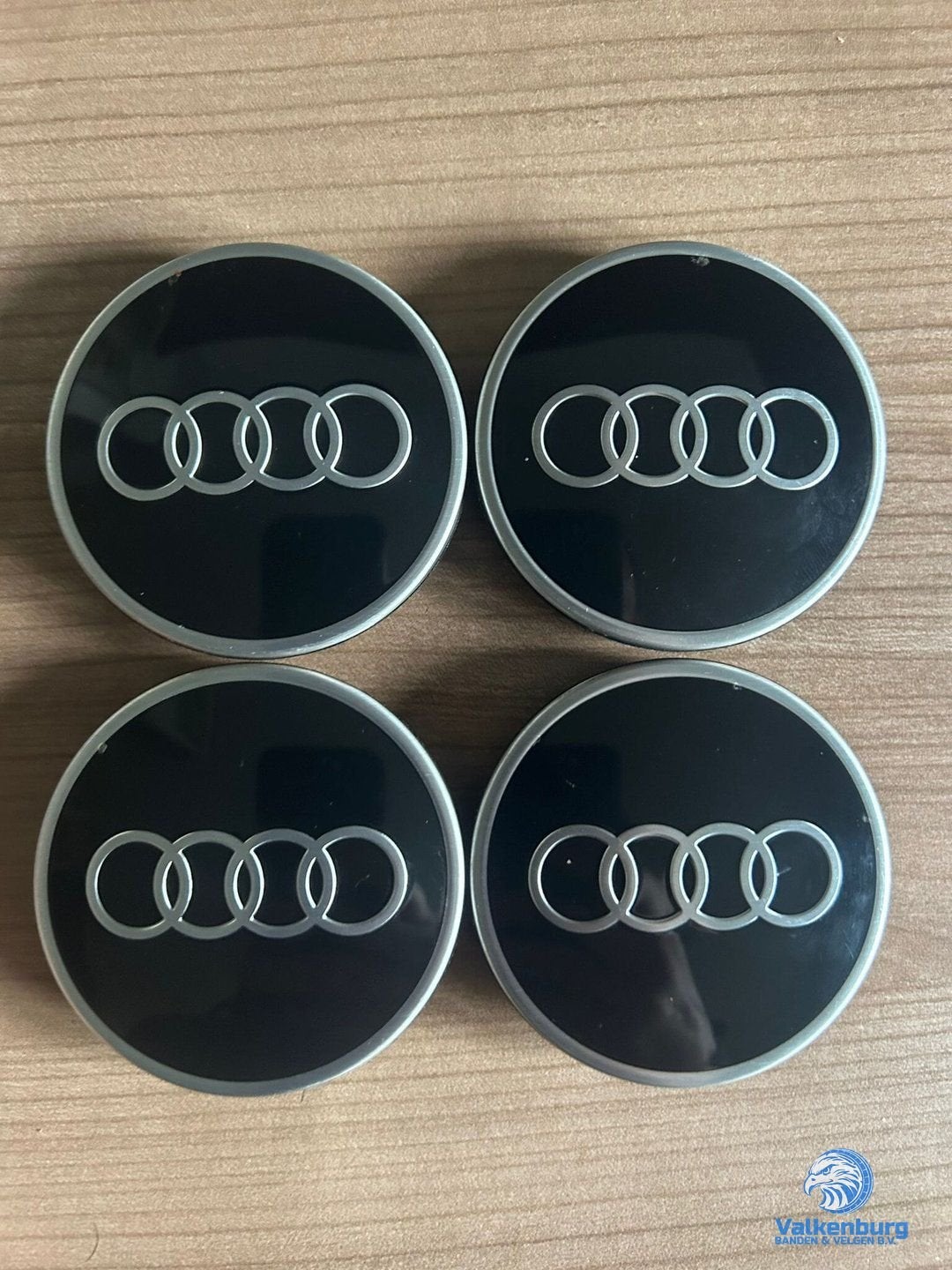 ORIGINELE Audi Sport naafkap naafdop set zwart, Gebruikt, -, Verzenden, -