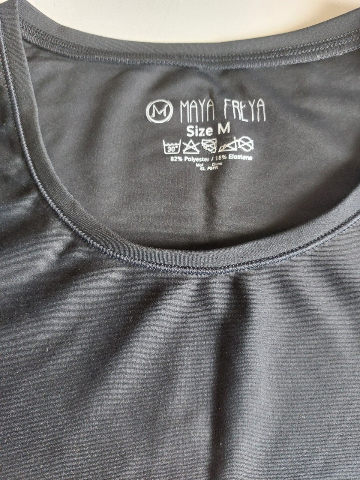 maya freya sport broek & shirt, Ophalen of Verzenden, Zo goed als nieuw, Zwart