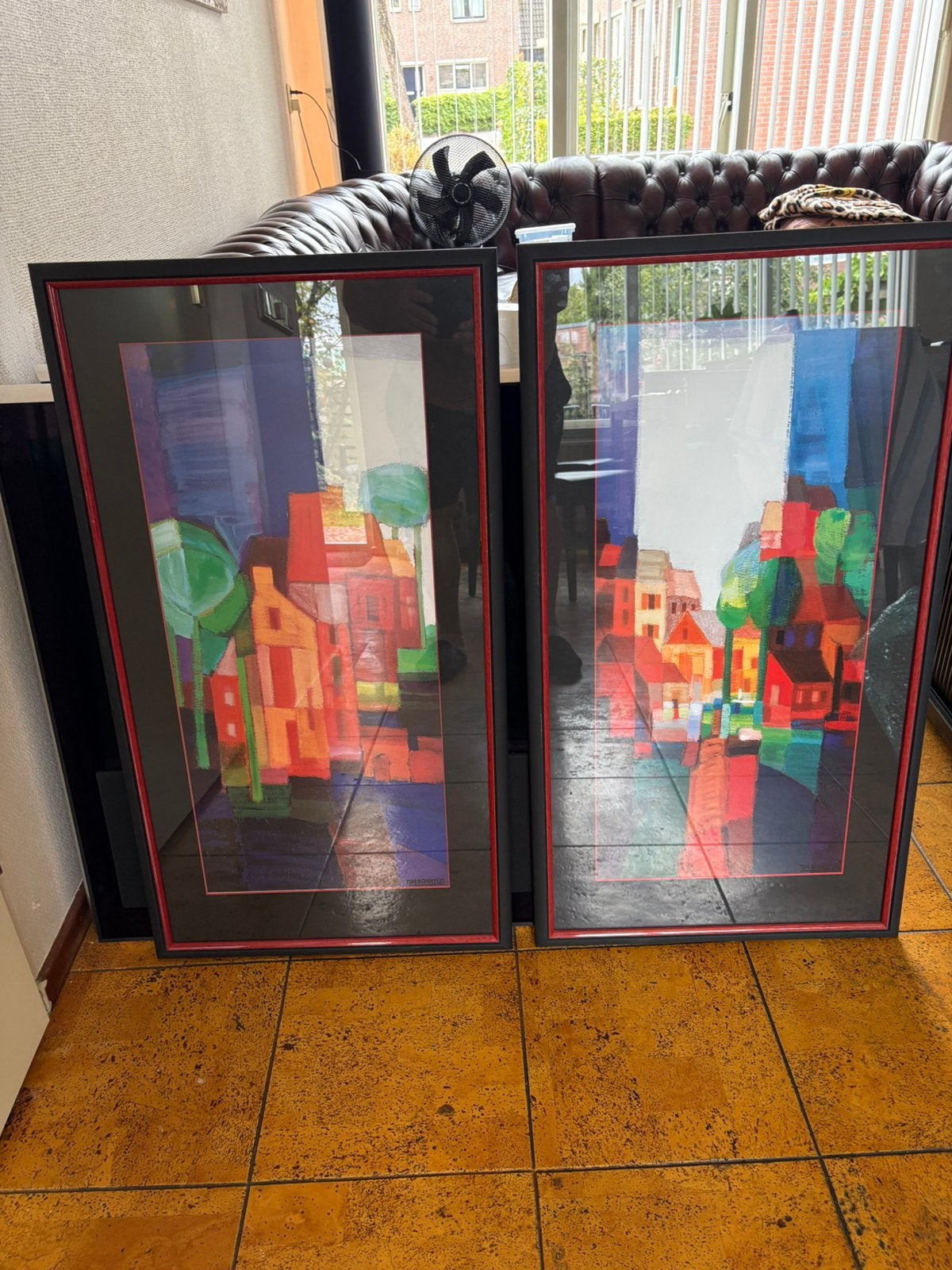 Stel kunstdrukken Ton Schulten puntgaaf, Antiek en Kunst, Kunst | Litho's en Zeefdrukken, Ophalen