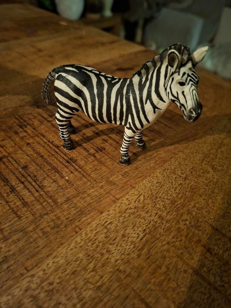 Schleich zebra hengst, Ophalen of Verzenden, Zo goed als nieuw, Wild dier, Beeldje of Figuurtje