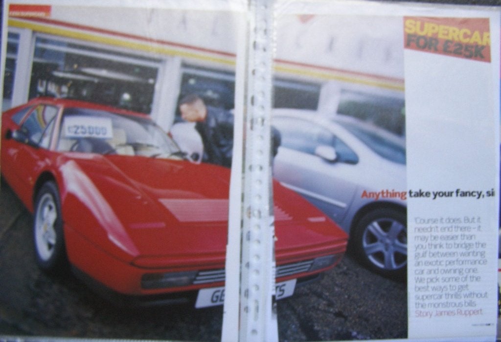 Ferrari 328 (Type F106)? eerst 8x autotest lezen, Ophalen, Gelezen, Ferrari