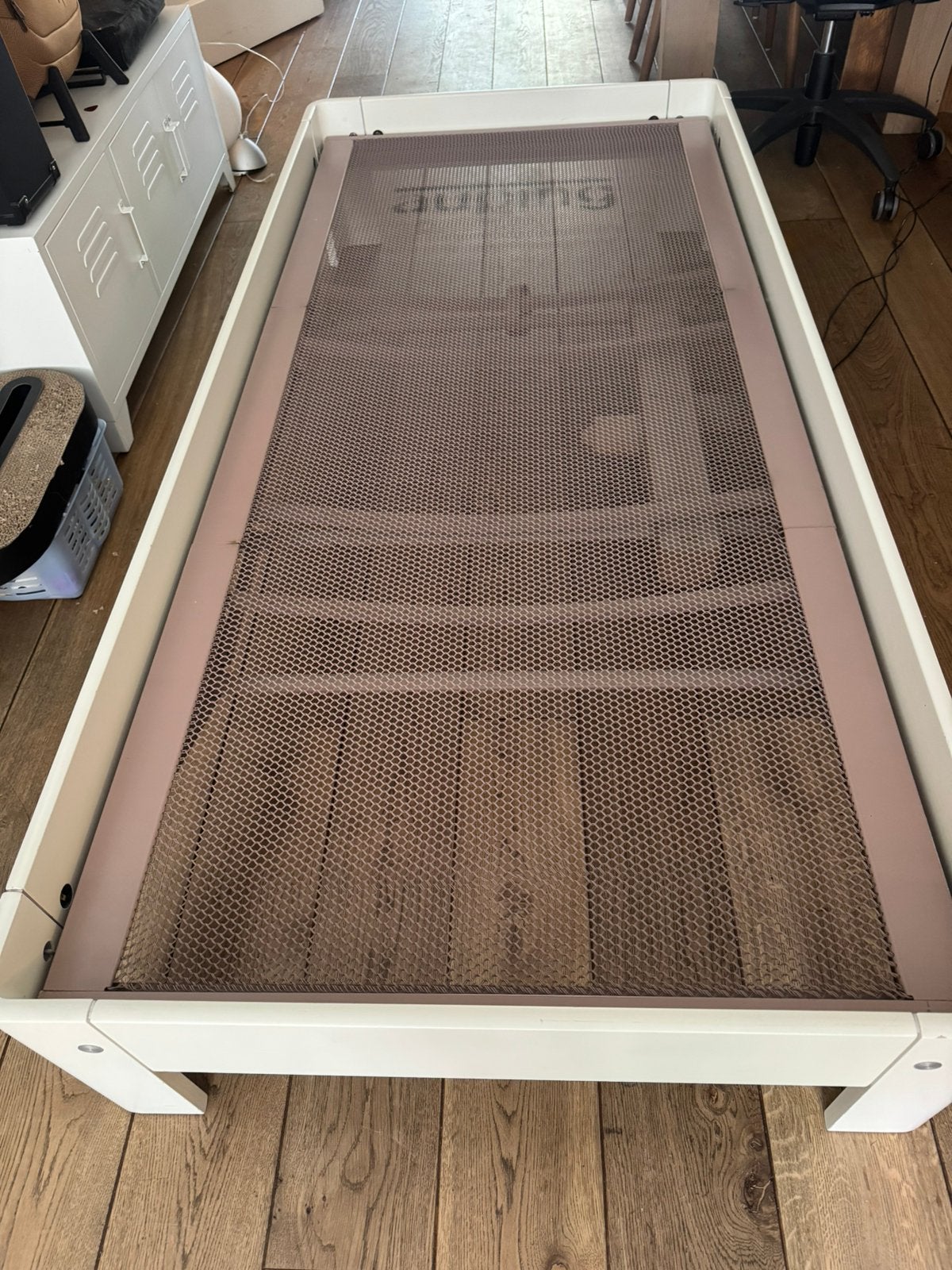 Auping elektrisch eenpersoons 90 x 200, Ophalen, 90 cm, Eenpersoons, Wit