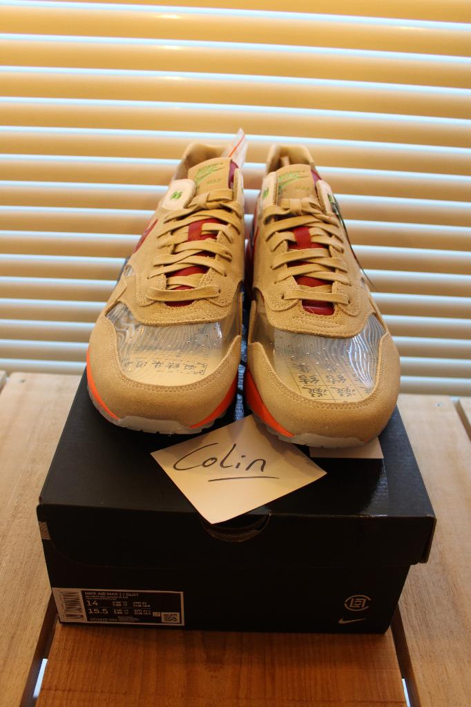 Nike - Air max 1 Clot US14, Overige kleuren, Nike, Nieuw, Ophalen of Verzenden