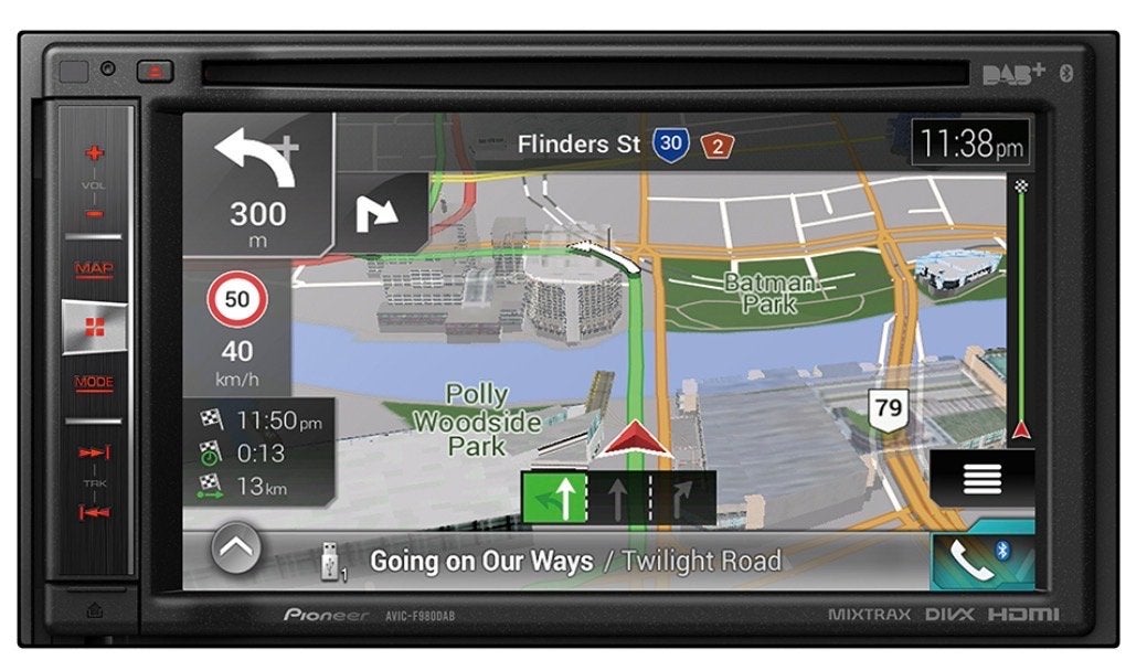 Pioneer AVIC-F980DAB Navigatiesysteem met Carplay, Auto diversen, Autonavigatie, Ophalen of Verzenden, Gebruikt