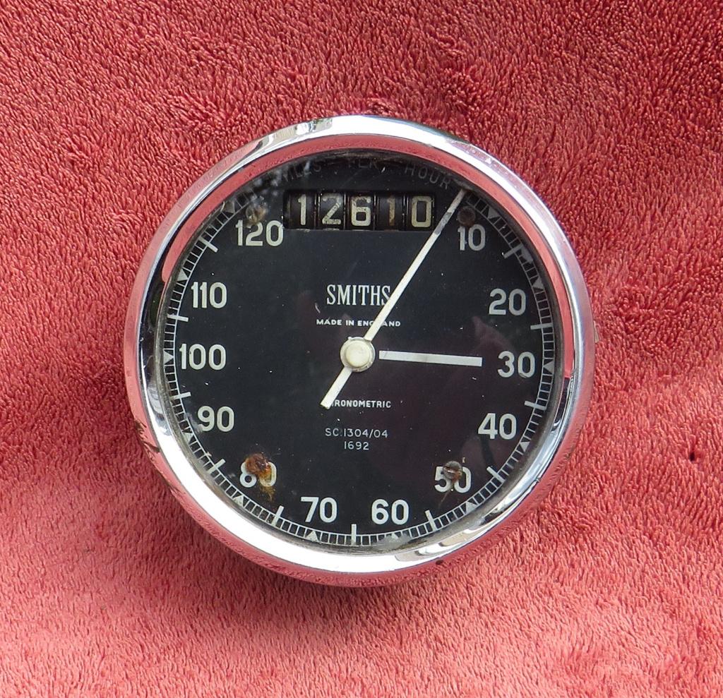 Smiths Chronometric mijlenteller, 120mph., Motoren, Ophalen of Verzenden, Gebruikt