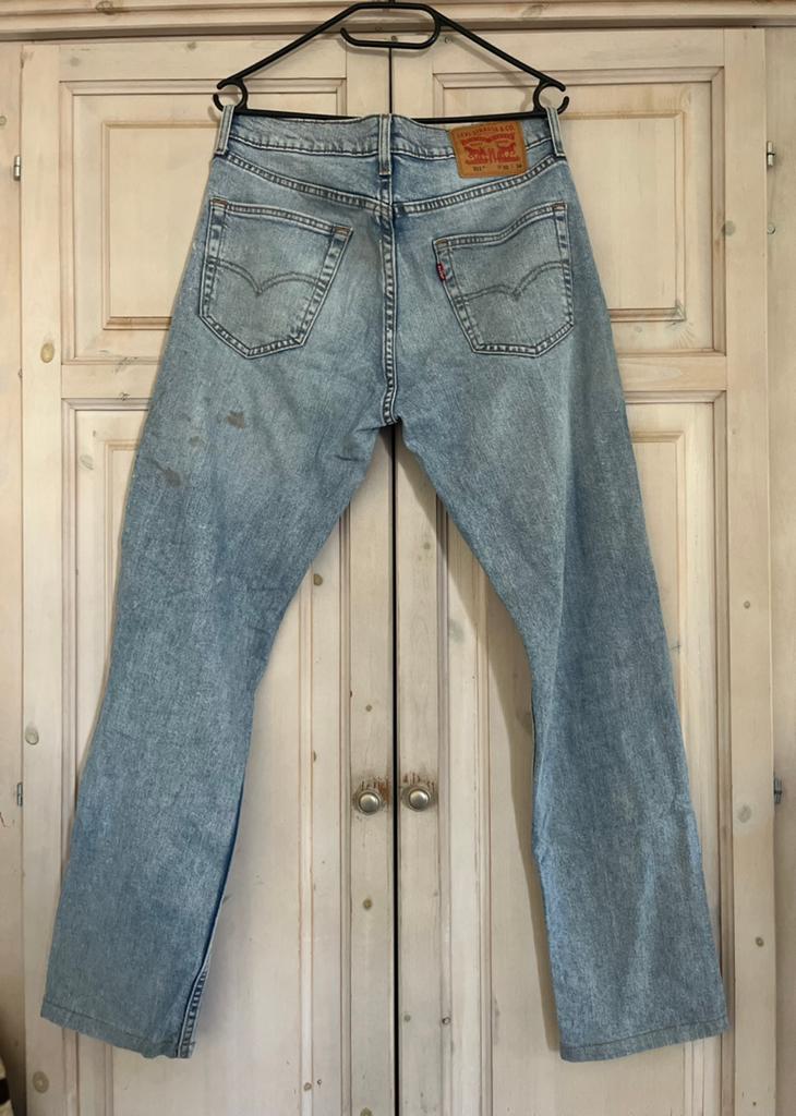 levi’s 511 jeans maat 32/34, Kleding | Heren, Spijkerbroeken en Jeans, Ophalen of Verzenden, Zo goed als nieuw, Blauw, W32 (confectie 46) of kleiner
