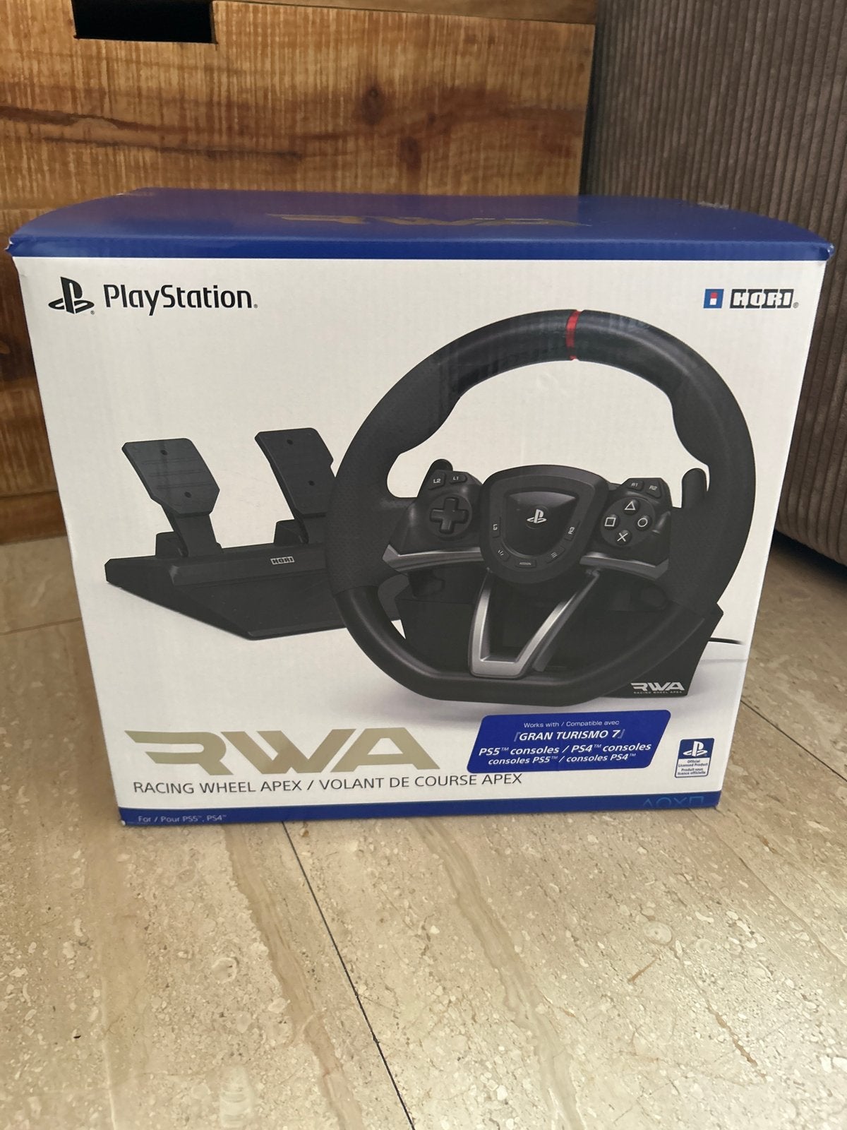 HORI RWA Racing Wheel Apex voor PS5/PS4/PC, Spelcomputers en Games, Spelcomputers | Sony PlayStation Consoles | Accessoires, Ophalen