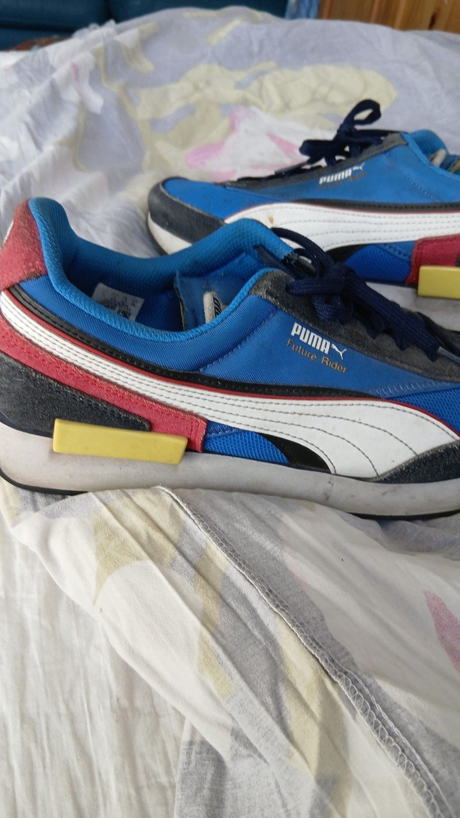 Puma Future Rider sneakers, maat 46, zo goed als nieuw, Puma, Blauw, Ophalen of Verzenden, Sneakers of Gympen