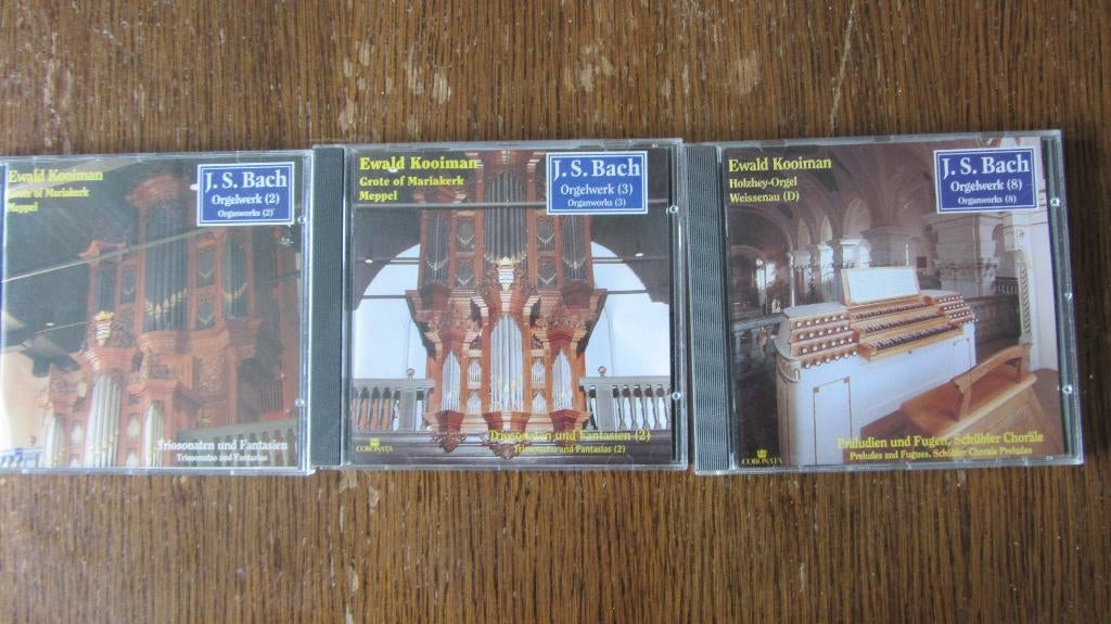 CD 's J S Bach Orgelwerk 2-3-8, Cd's en Dvd's, Ophalen of Verzenden, Zo goed als nieuw
