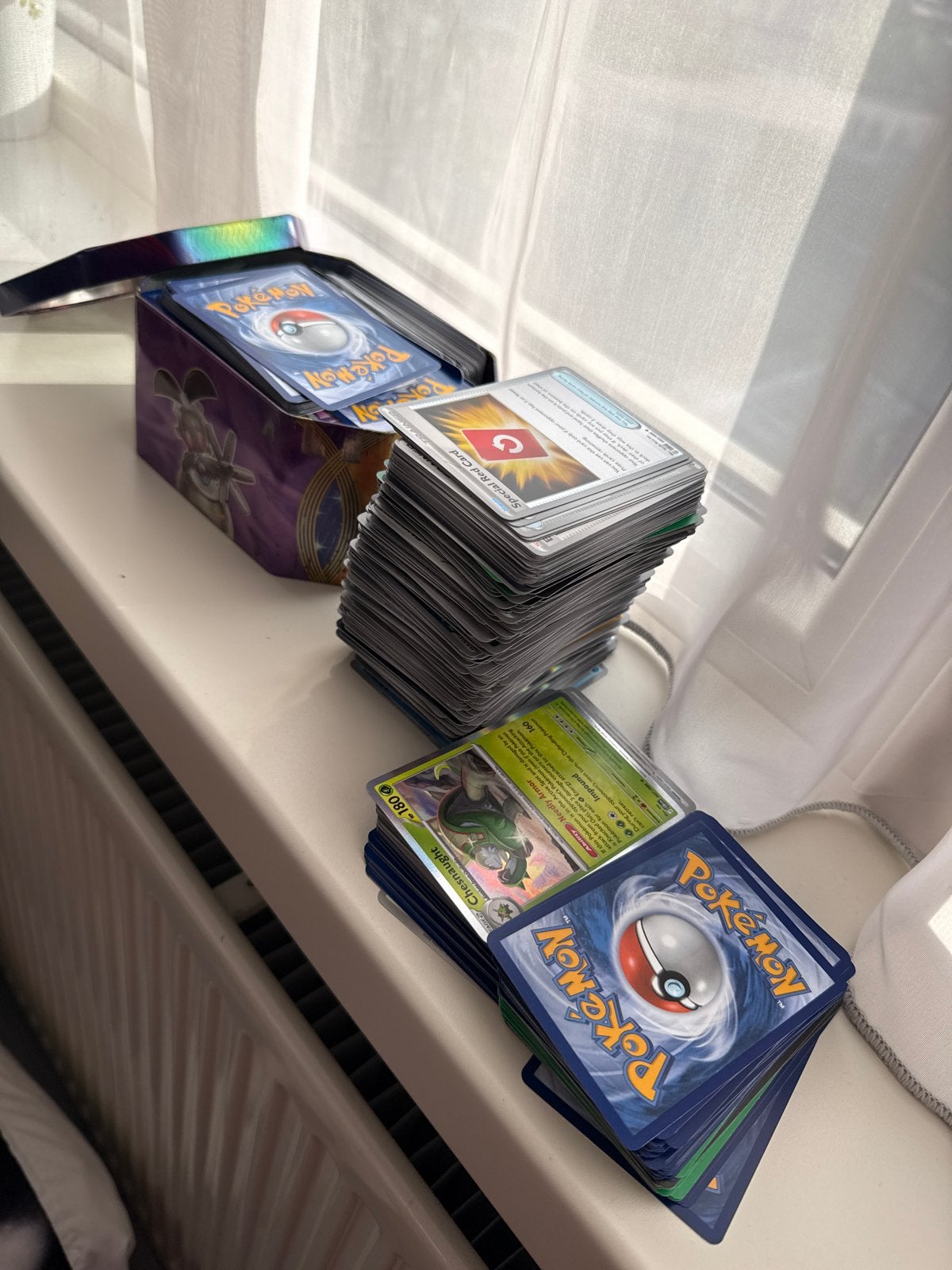 Pokémon TCG Bulk: Chaos Rising & Journey Together, Ophalen of Verzenden, Gebruikt, Meerdere kaarten