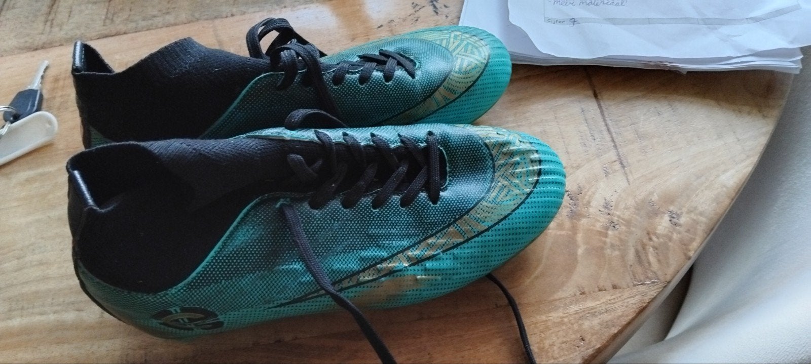 Voetbalschoenen maat 36 - Groen/Zwart, Ophalen of Verzenden