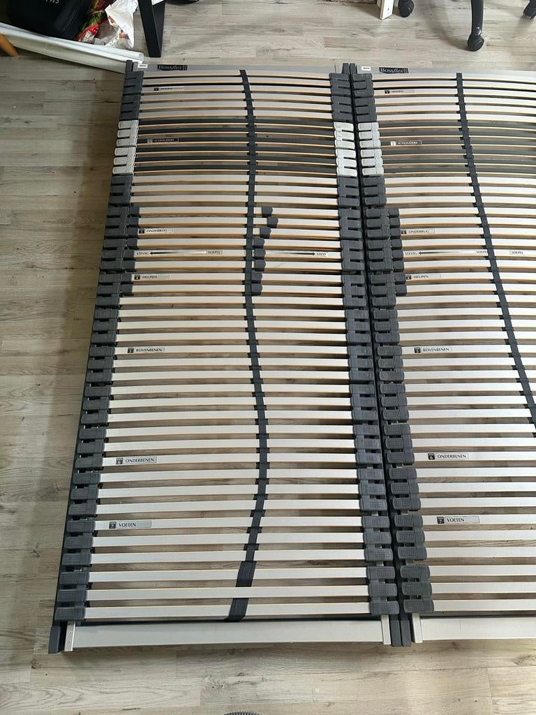 GRATIS 2x Bossflex lattenbodem 90x210 cm, verstelbaar, Huis en Inrichting, Slaapkamer | Matrassen en Bedbodems, Ophalen, 90 cm