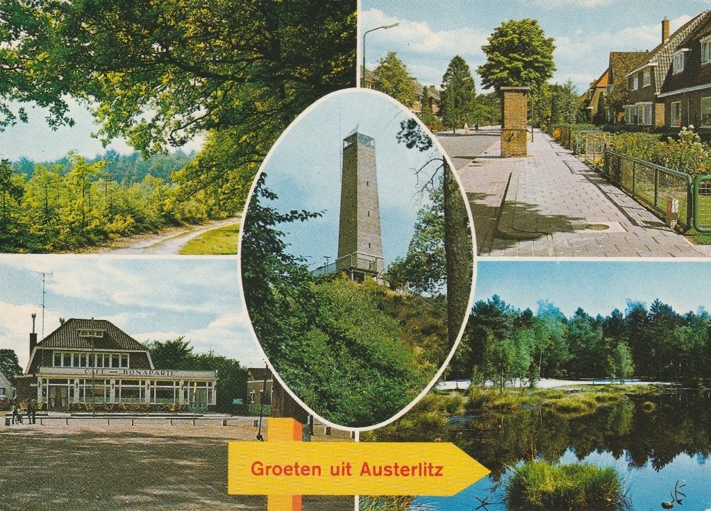 AUSTERLITZ Restaurant Pyramide Straat Meer Groeten, Verzenden, 1980 tot heden, Gelopen, Utrecht
