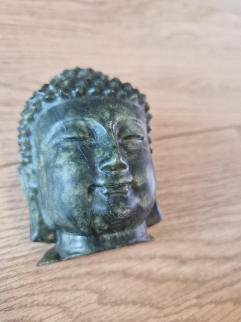 Buddhahoofd van Jade, Ophalen of Verzenden