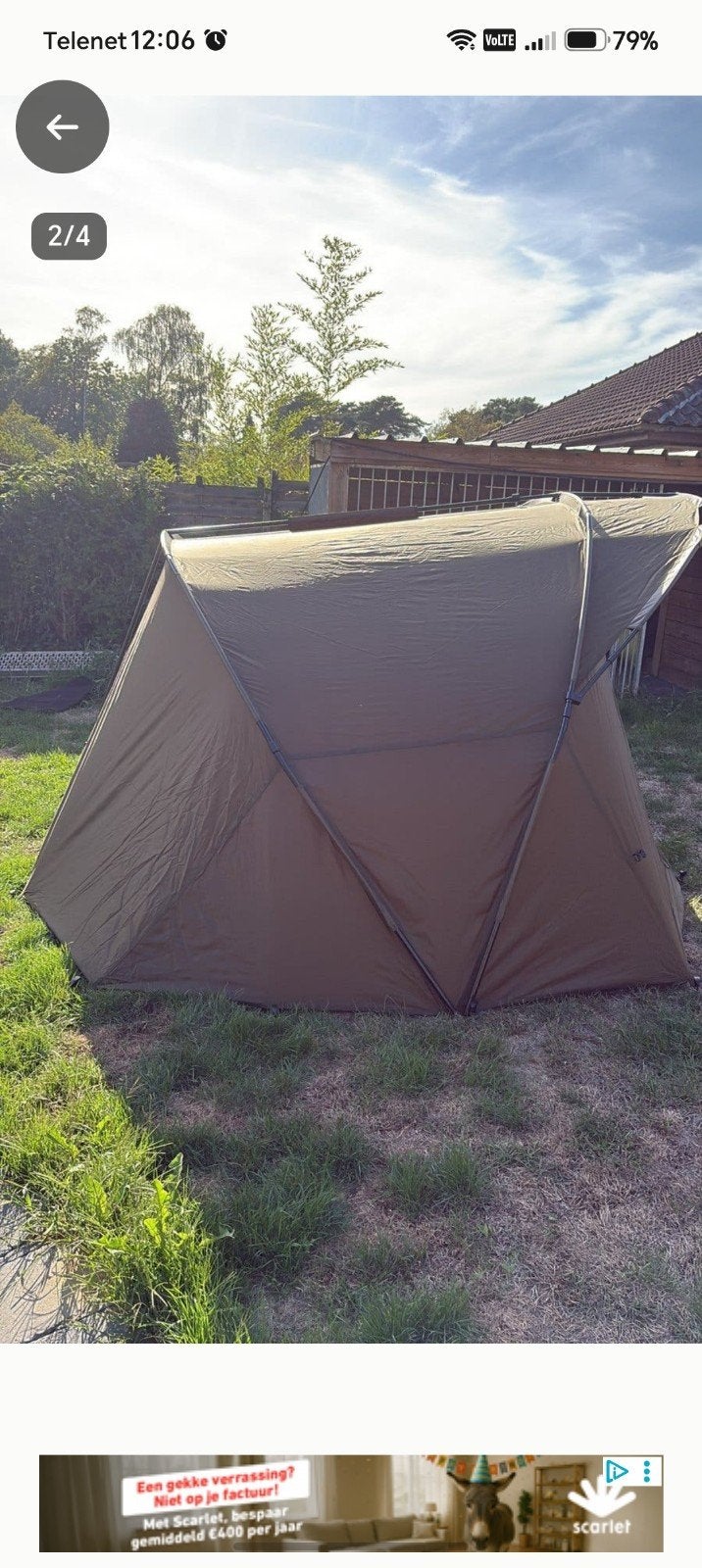gezocht overwrap Fox Eos 2 mans bivvy, Ophalen, Overige typen