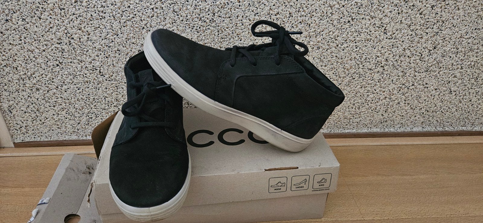 ecco schonen maat 42 zwart, Ecco, Zwart, Ophalen of Verzenden, Sneakers of Gympen