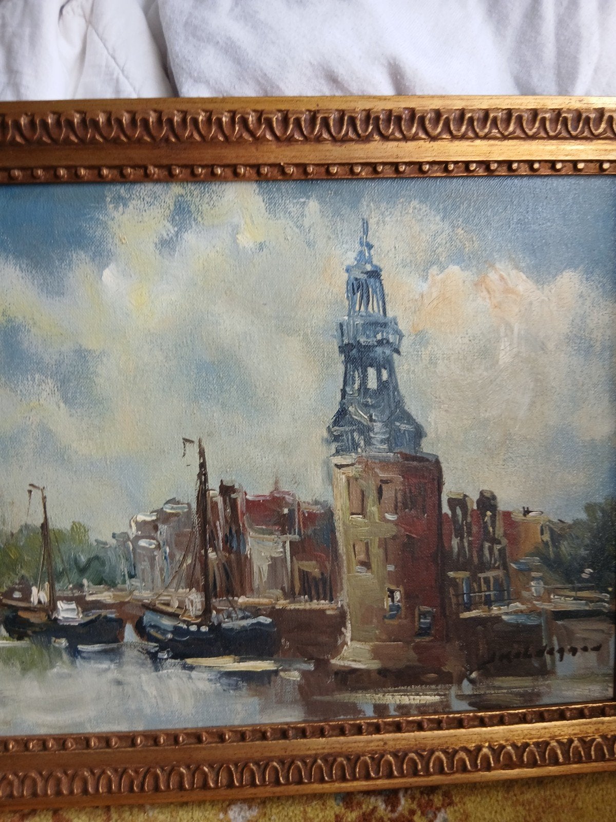 jan kelderman (1914-1990) montelbaans  toren Amsterdam., Ophalen of Verzenden