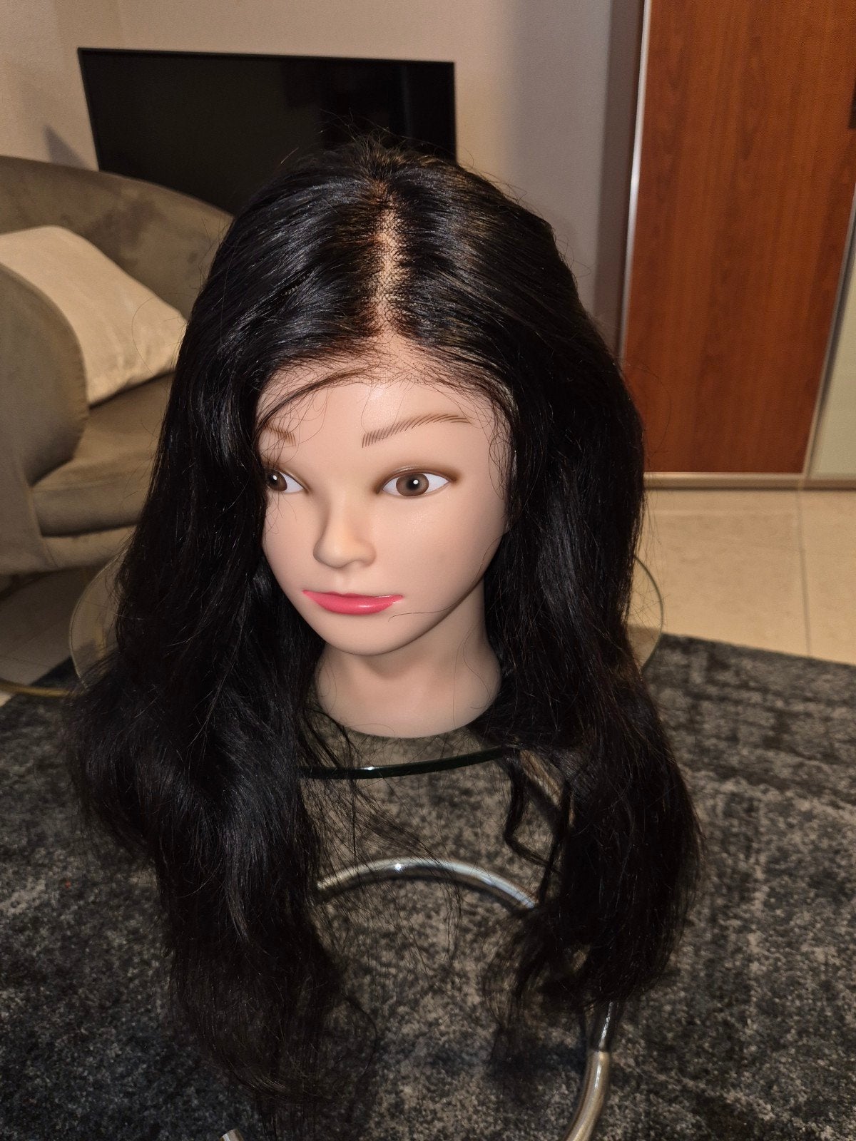 Glueless haarwerk lace wig 70 cm echt haar, Ophalen, Nieuw, Pruik of Haarverlenging