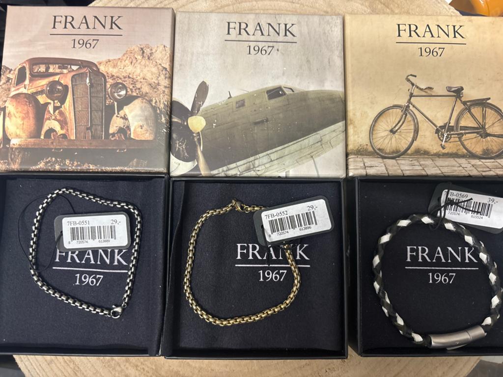 3x Frank 1967 heren armband per stuk nieuw, Ophalen of Verzenden, Nieuw