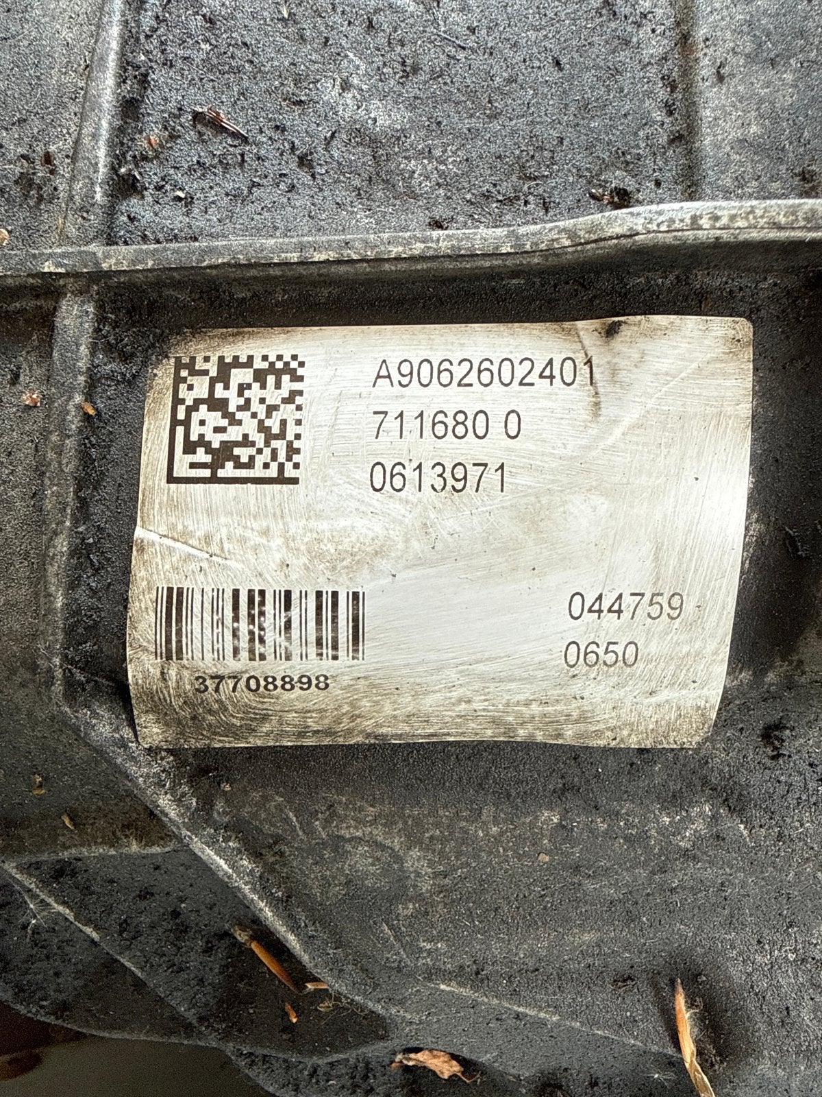 Mercedes-Benz Sprinter Versnellingsbak A9062602401, Auto-onderdelen, Transmissie en Toebehoren, Ophalen of Verzenden, Gebruikt