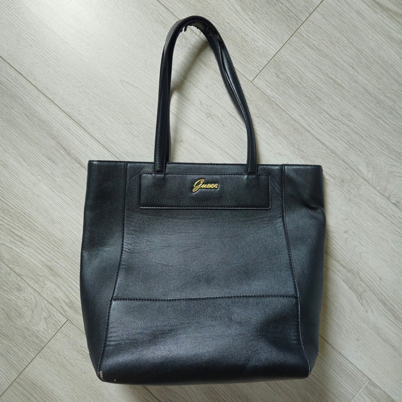 Kastopruiming: Guess Shopper Zwart - Gebruikt, Ophalen of Verzenden, Gebruikt, Zwart