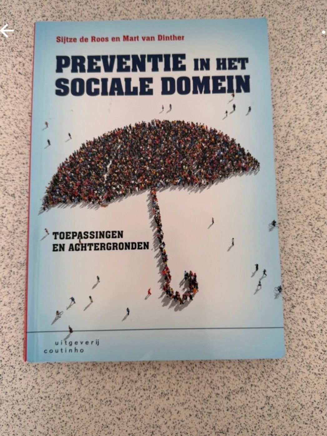 Preventie in het Sociale Domein - Sijtze de Roos, Ophalen, Gamma, Zo goed als nieuw, HBO