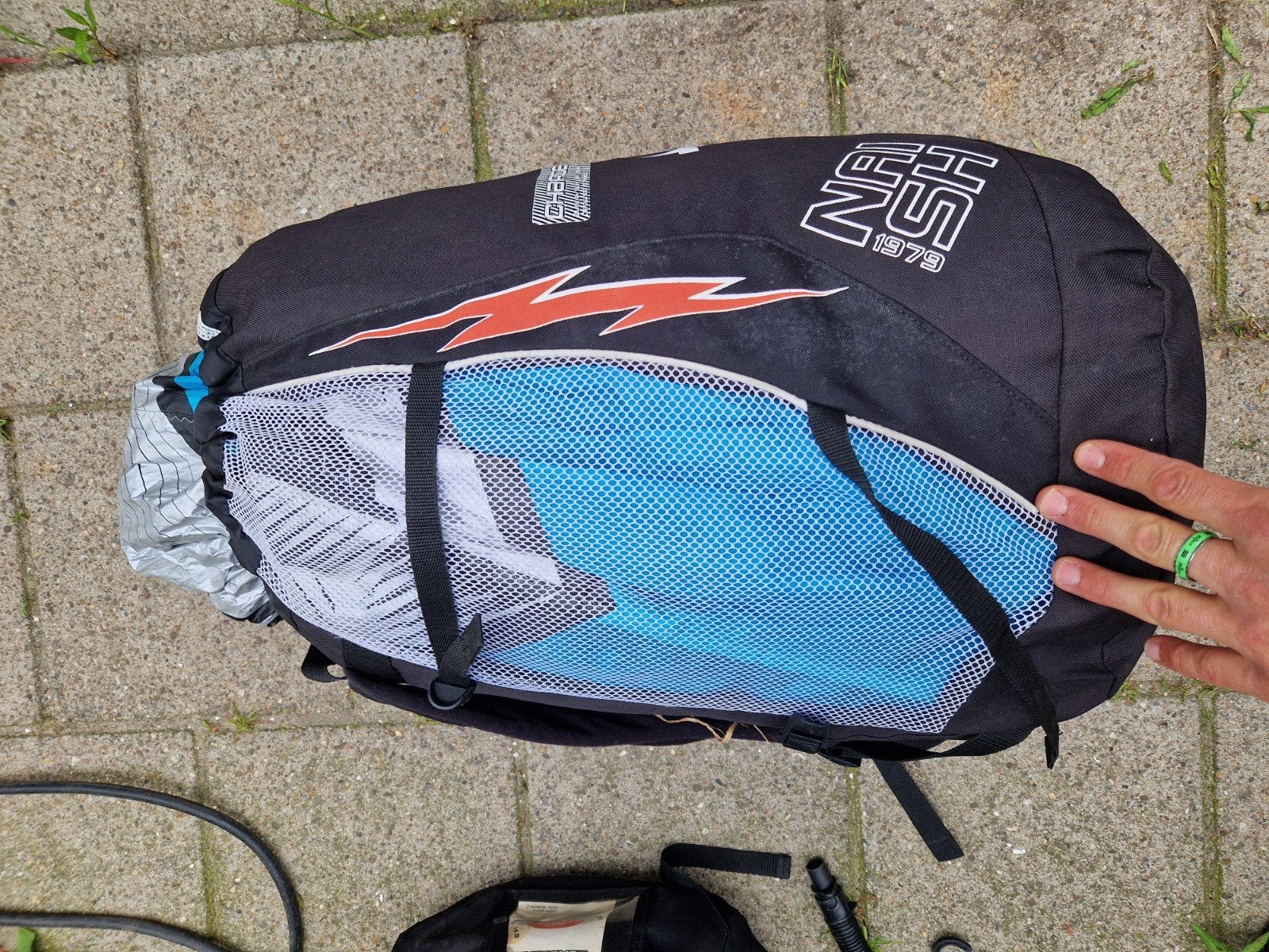 Kite surf set, Kitesurf-set, Geen board, Zo goed als nieuw, 11 m²