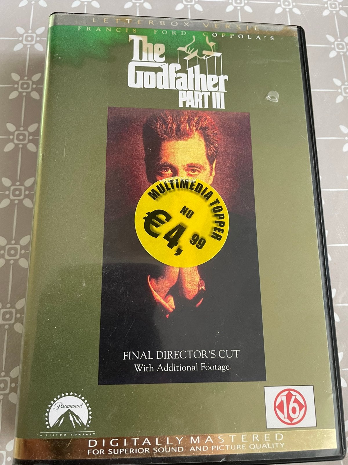 The godfather part 3, Vanaf 16 jaar, Ophalen of Verzenden, Zo goed als nieuw