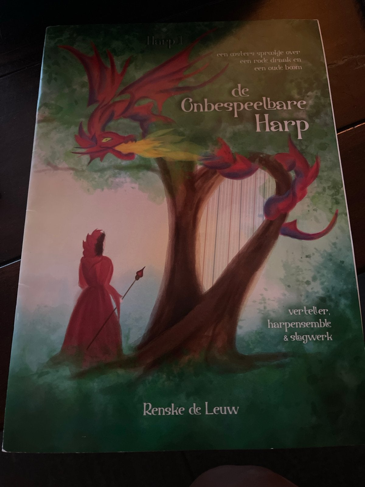 De Onbespeelbare Harp - Renske de Leeuw (Harp bladmuziek), Overige genres, Zo goed als nieuw, Thema, Overige instrumenten