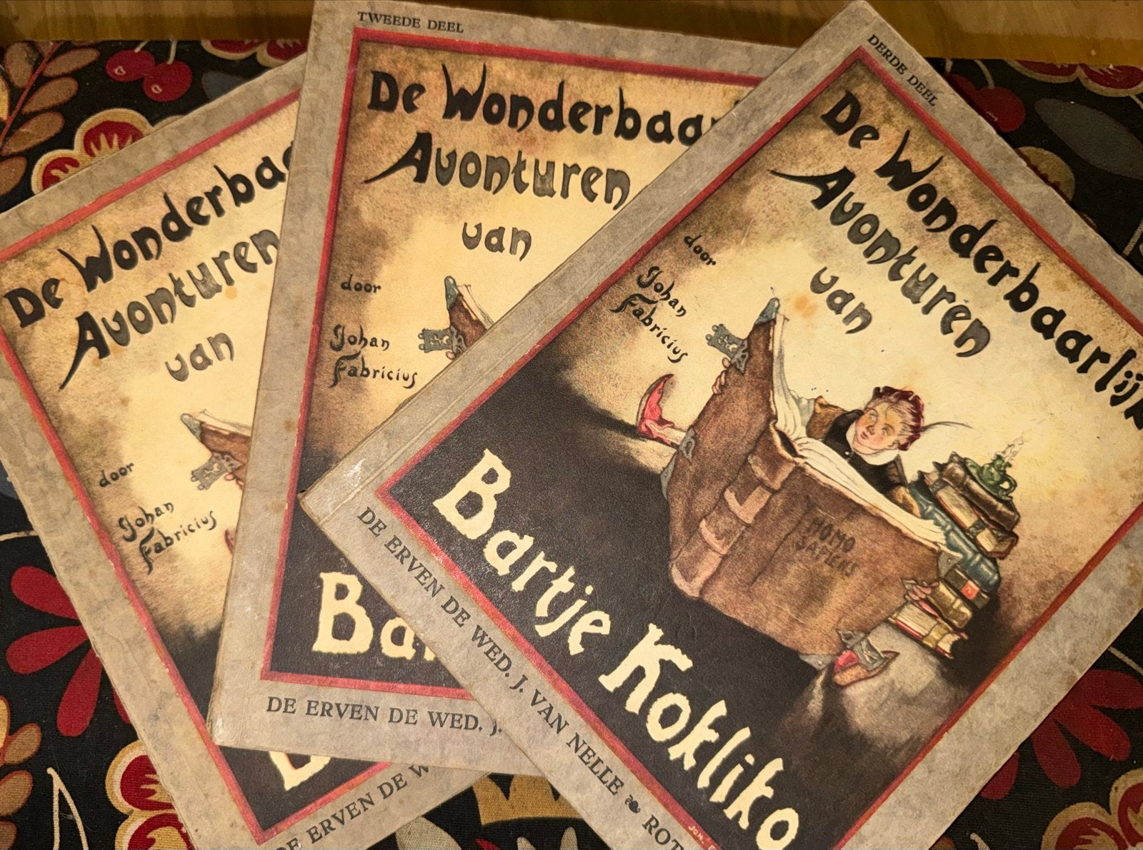 De Wonderbaarlijke Avonturen van Bartje Kokliko (3 delen), Boeken, Ophalen of Verzenden, Gelezen, Fictie algemeen