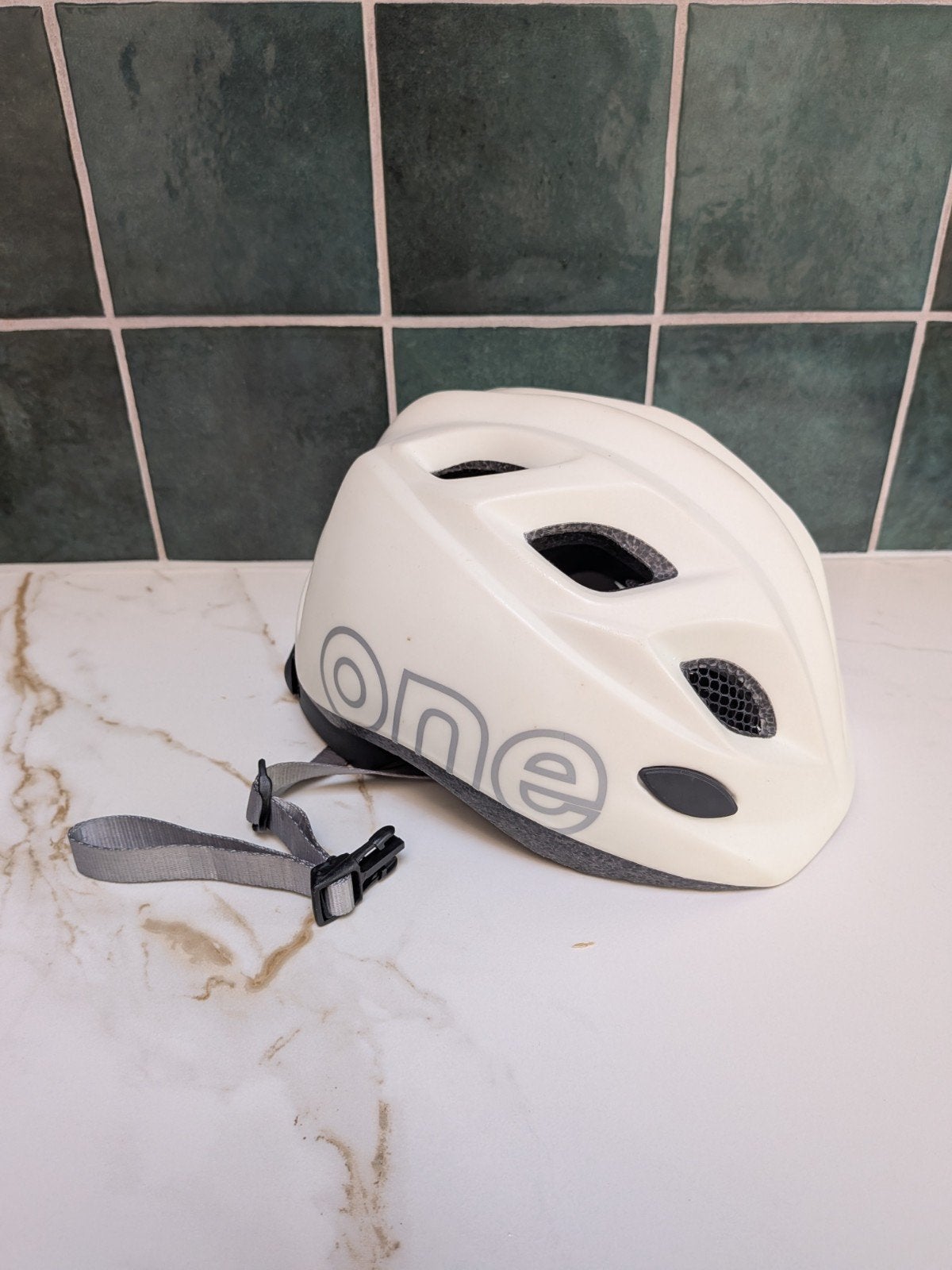 Bobike One Plus XS Fietshelm Kinderen - Wit, Fietsen en Brommers, Fietsaccessoires | Fietshelmen, XS, Jongen of Meisje, Ophalen of Verzenden