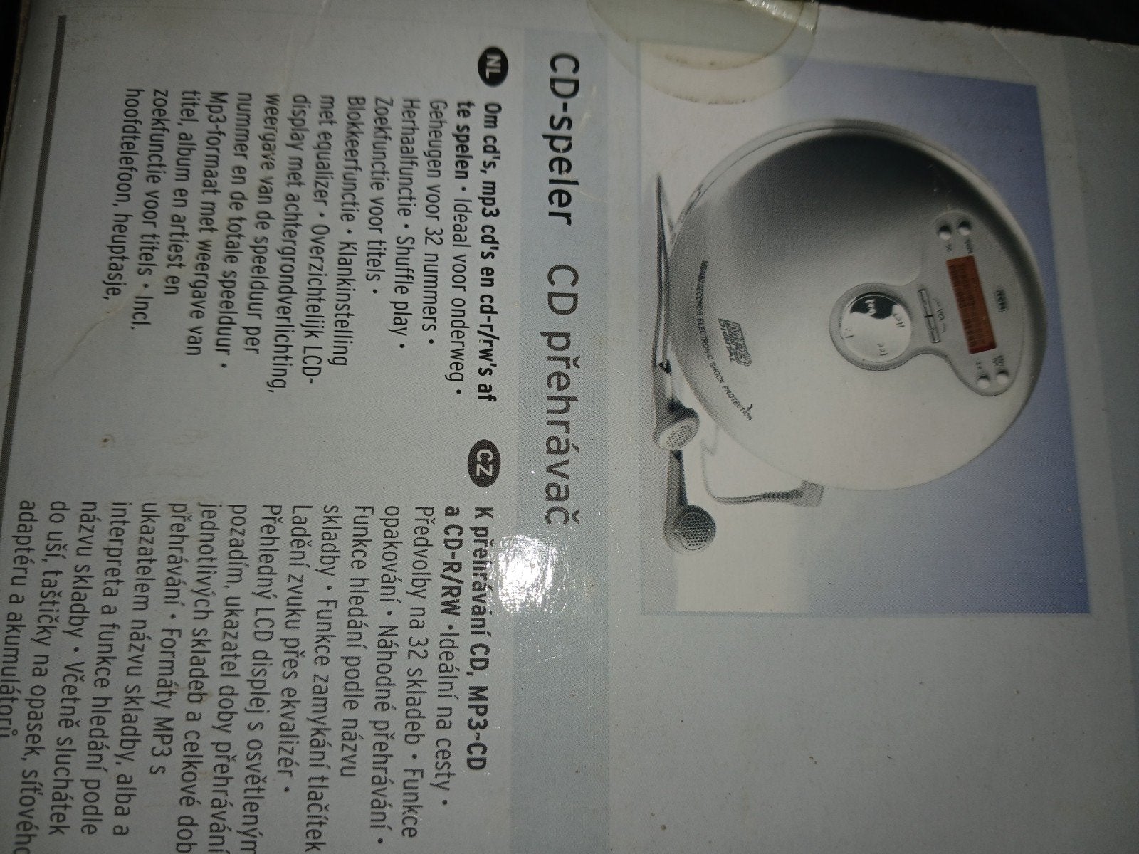 cd player, Ophalen of Verzenden