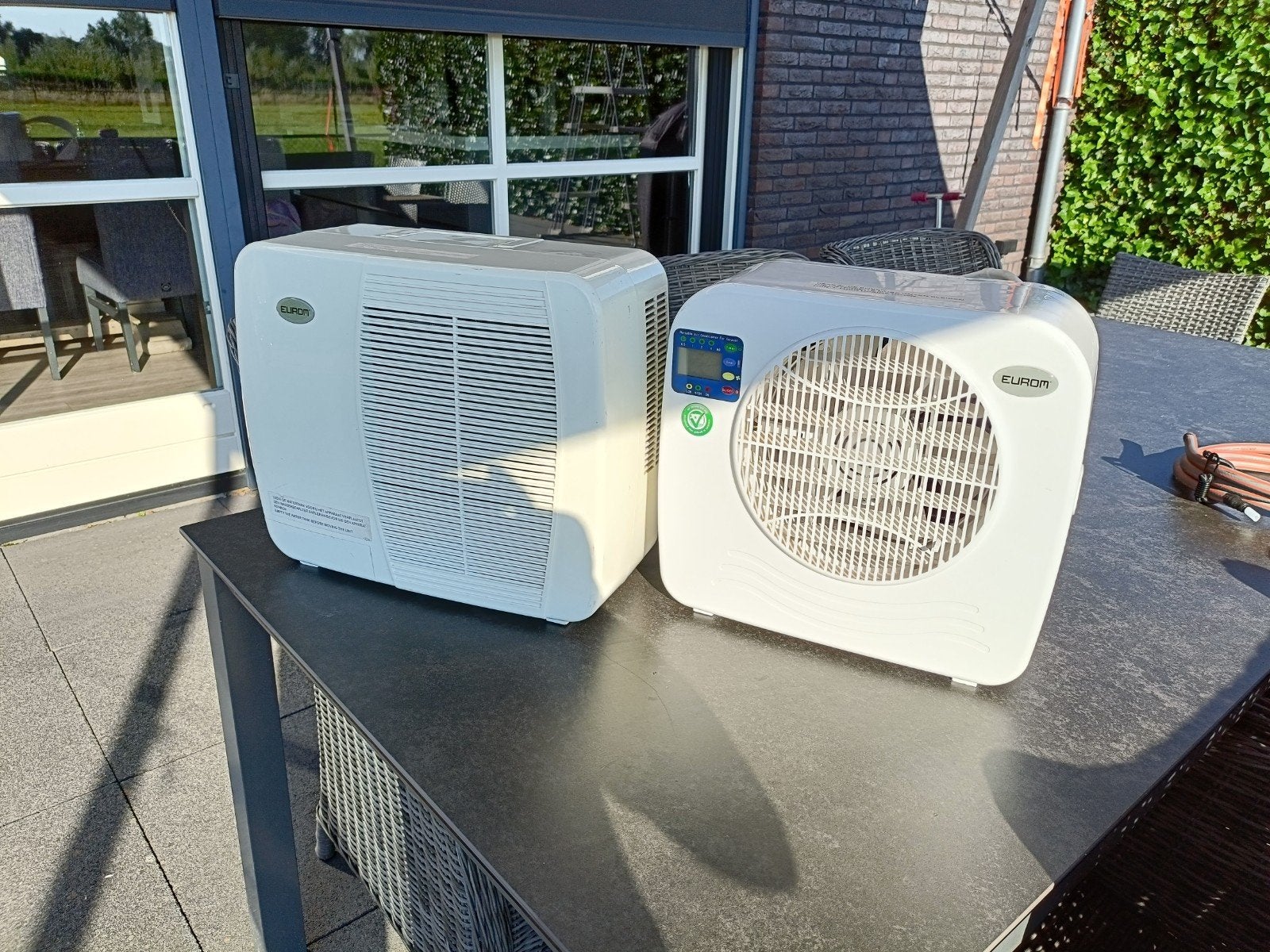 Eurom Split Airco AC2401 - Werkt goed!, Caravans en Kamperen, Caravan accessoires, Ophalen, Gebruikt