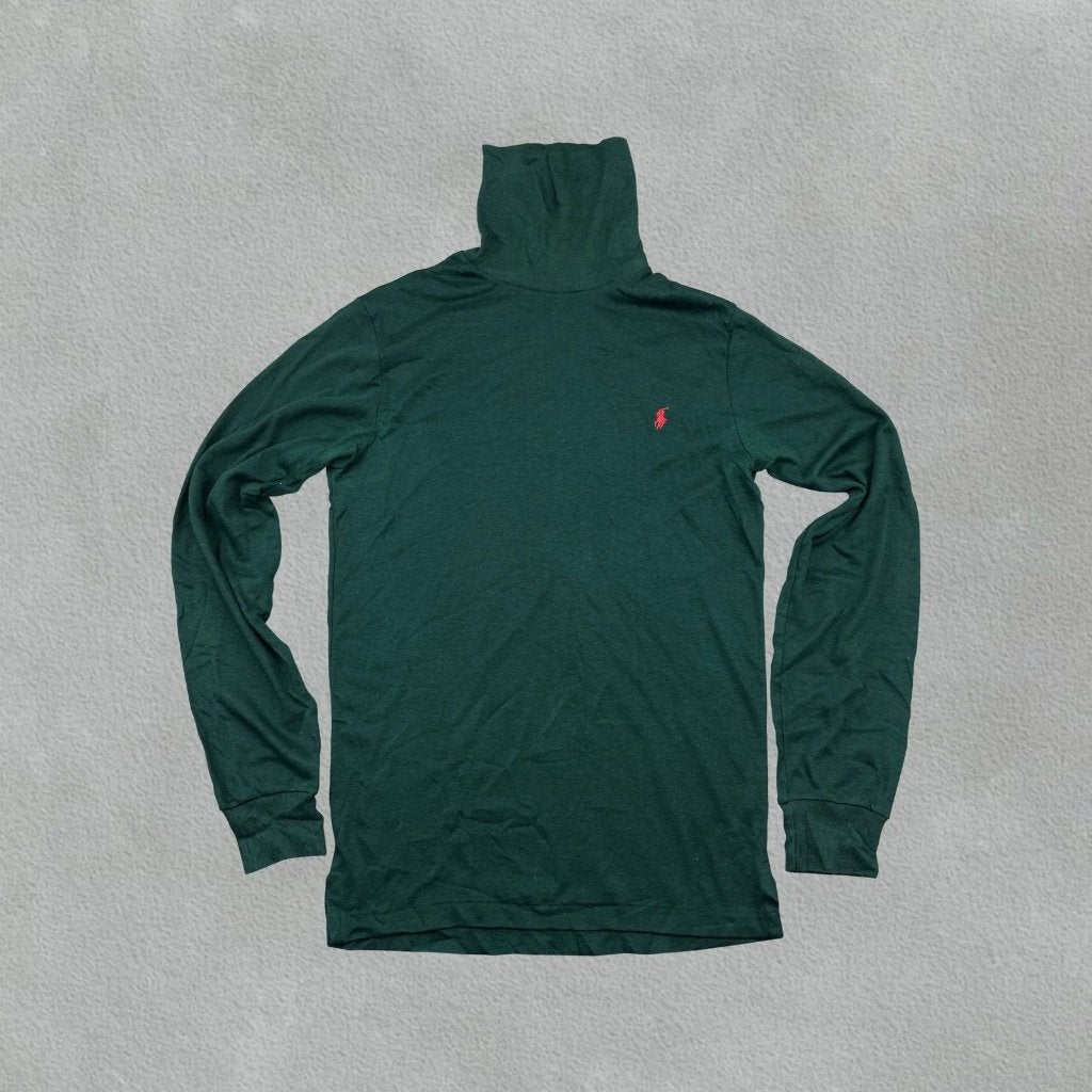 (1138) Dark Green Ralph Lauren Turtleneck - Men S, Bergen op Zoom, Verzenden, Ralph Lauren, Overige maten