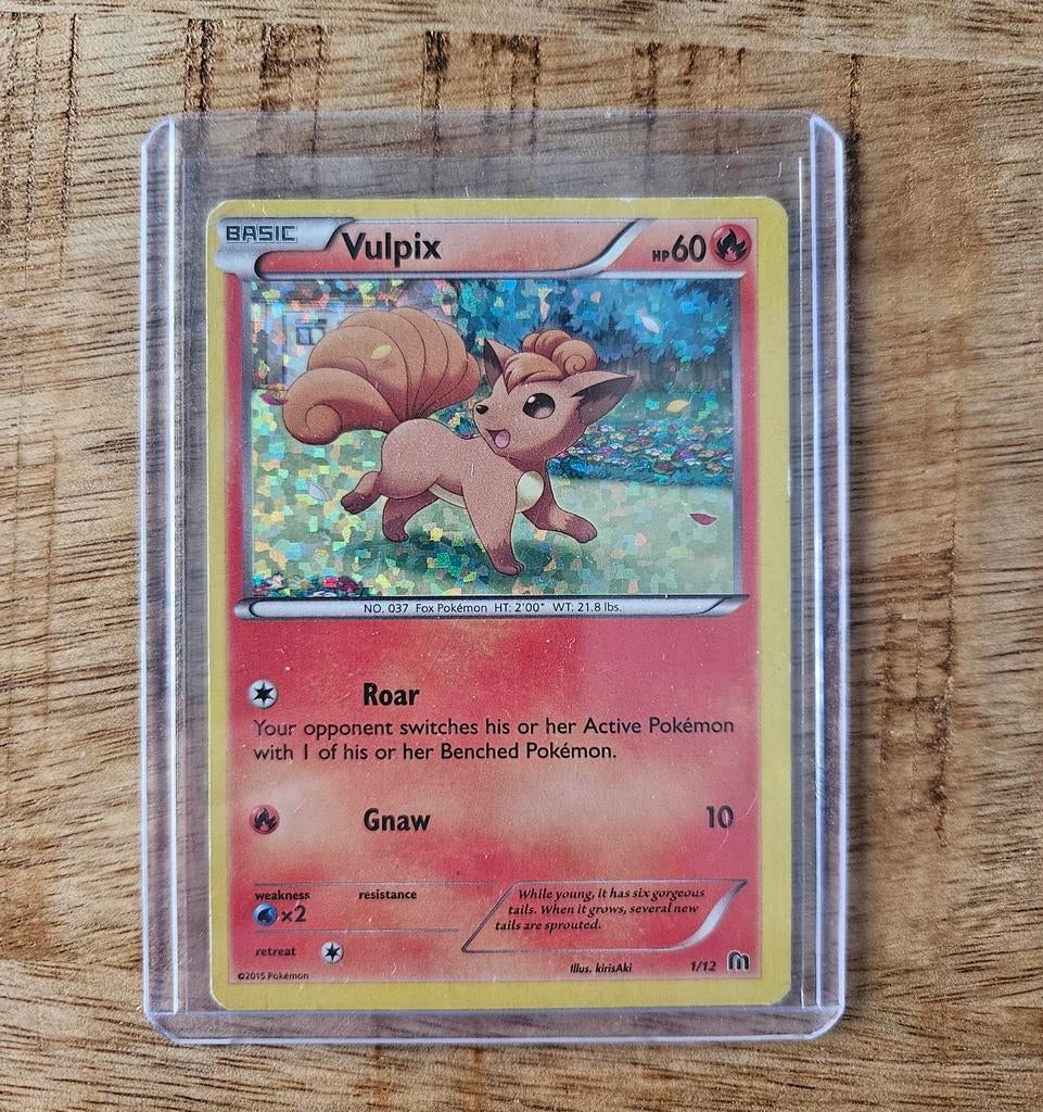 Vulpix 2016 McDonalds Promo Pokémon kaart, Ophalen of Verzenden, Zo goed als nieuw, Losse kaart, Foil