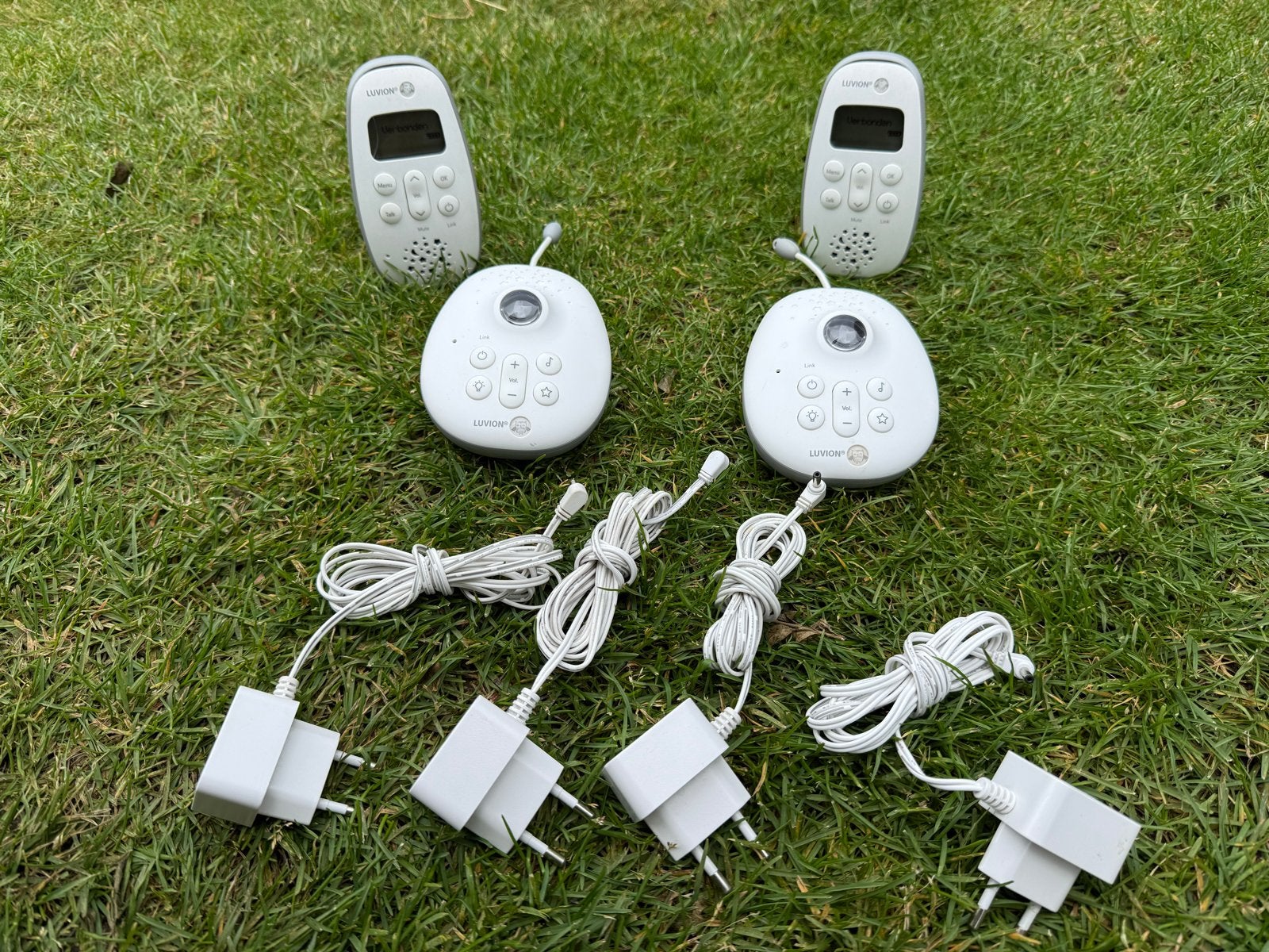 Luvion Babyfoon met Terugspreekfunctie en Groot Bereik, Kinderen en Baby's, Babyfoons, Ophalen of Verzenden, Gebruikt, 250 meter of meer