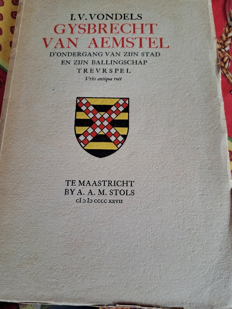 Geysbrecht van Aemstel door JPZ Franken (1927), Ophalen of Verzenden, Gelezen
