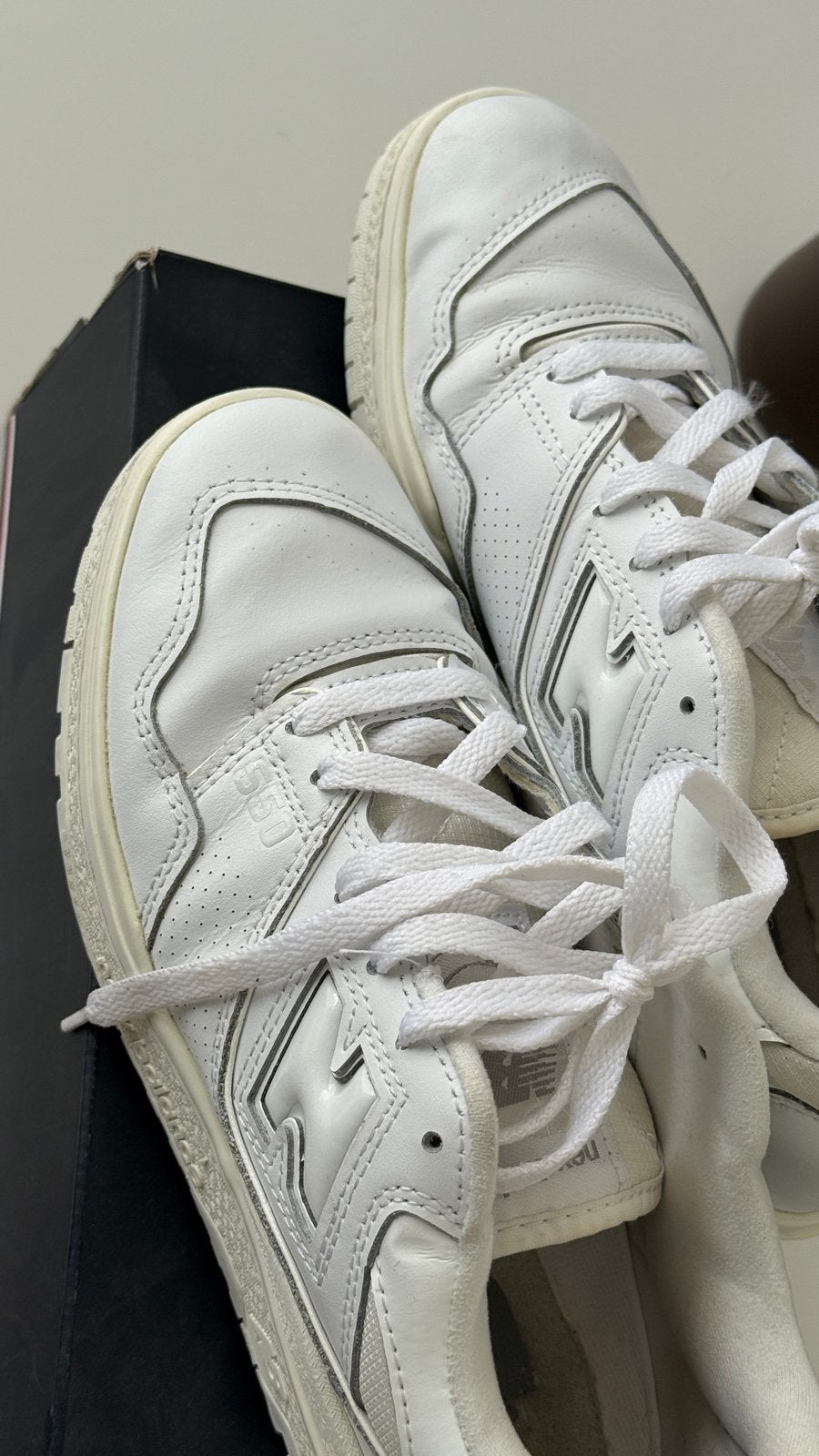 New Balance 550 sneakers wit - Maat 40, Ophalen of Verzenden, Gedragen, Wit, Sneakers of Gympen