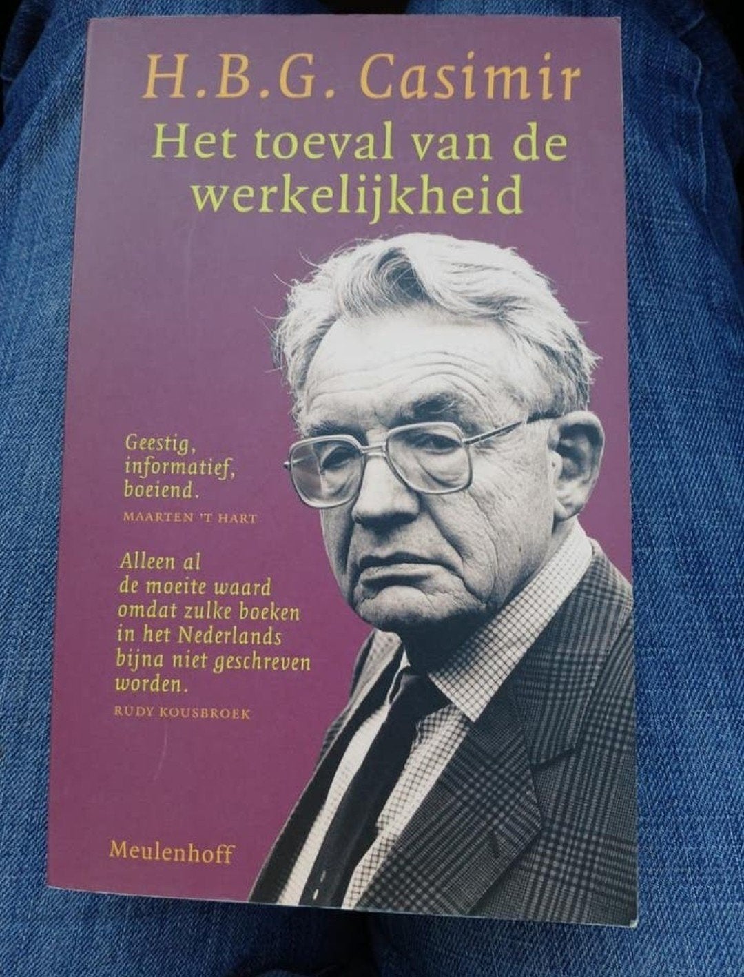 H.B.G Casimir Het toeval van de werkelijkheid NIEUW VASTE PR, Ophalen of Verzenden, Nieuw, Natuurwetenschap