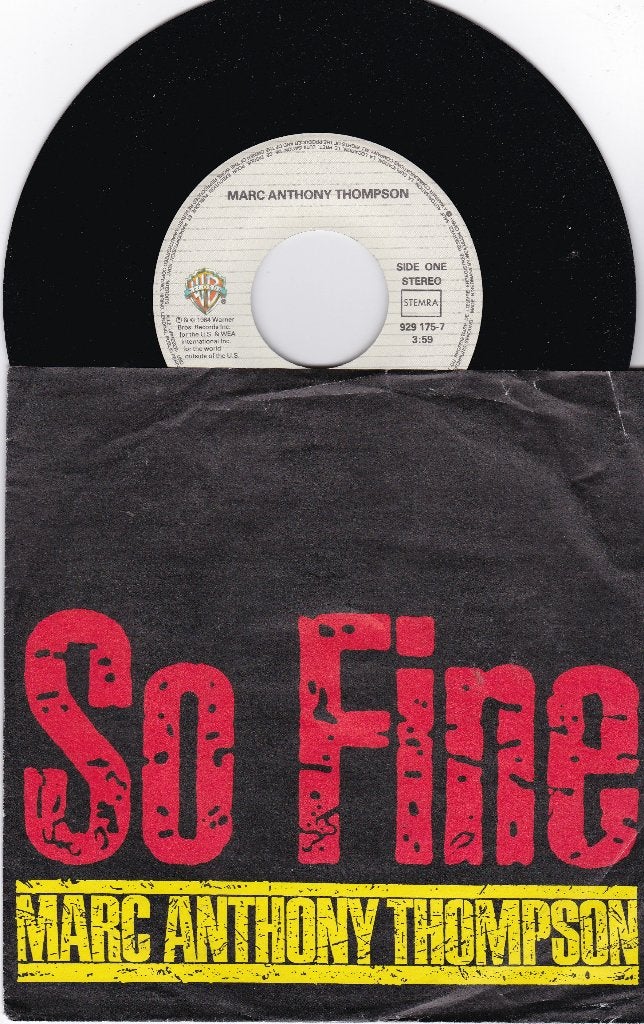 Marc Anthony Thompson ‎– So Fine, Cd's en Dvd's, Ophalen of Verzenden, Gebruikt, 7 inch, Pop