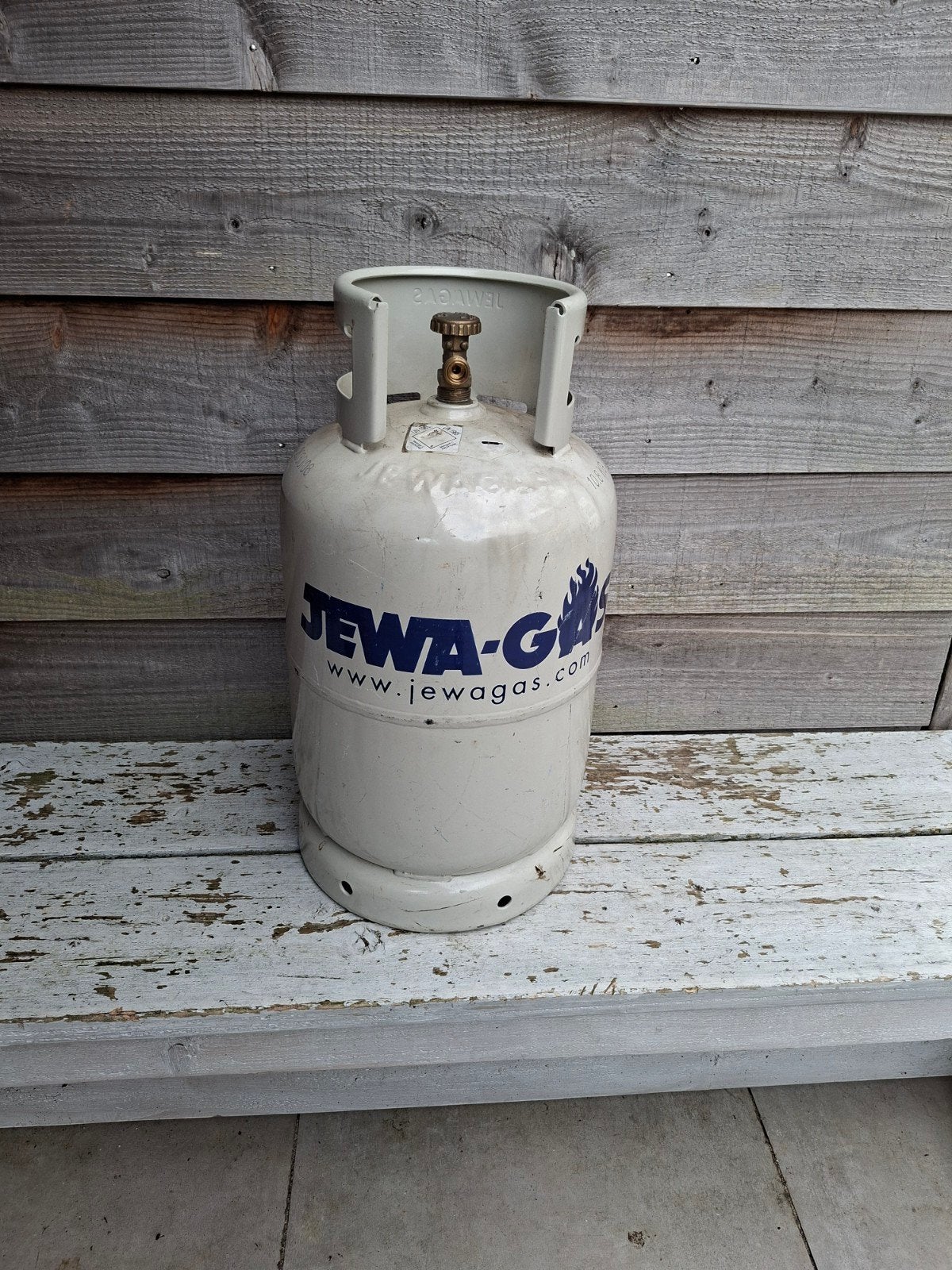 VOLLE JEWA-GAS gasfles, 10.8 KG, keurdatum 2030/08, Ophalen of Verzenden, Gebruikt