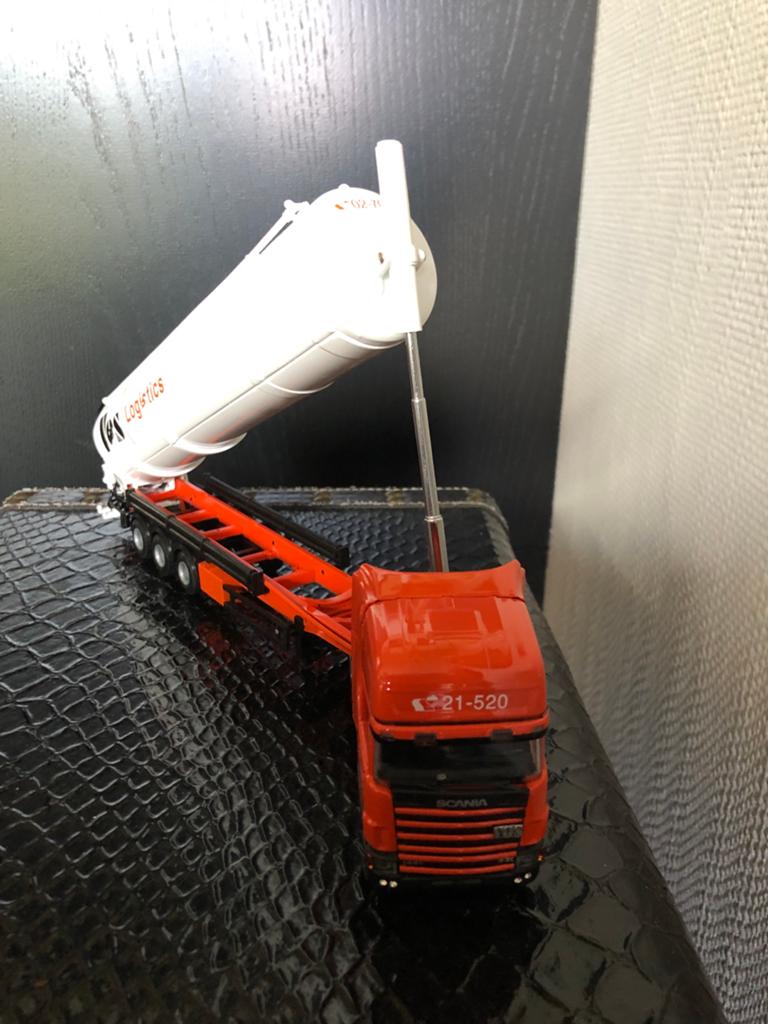 Scania Vos Logistics Tankwagen Model, Hobby en Vrije tijd, Modelauto's | 1:50, Zo goed als nieuw, Overige merken, Ophalen of Verzenden