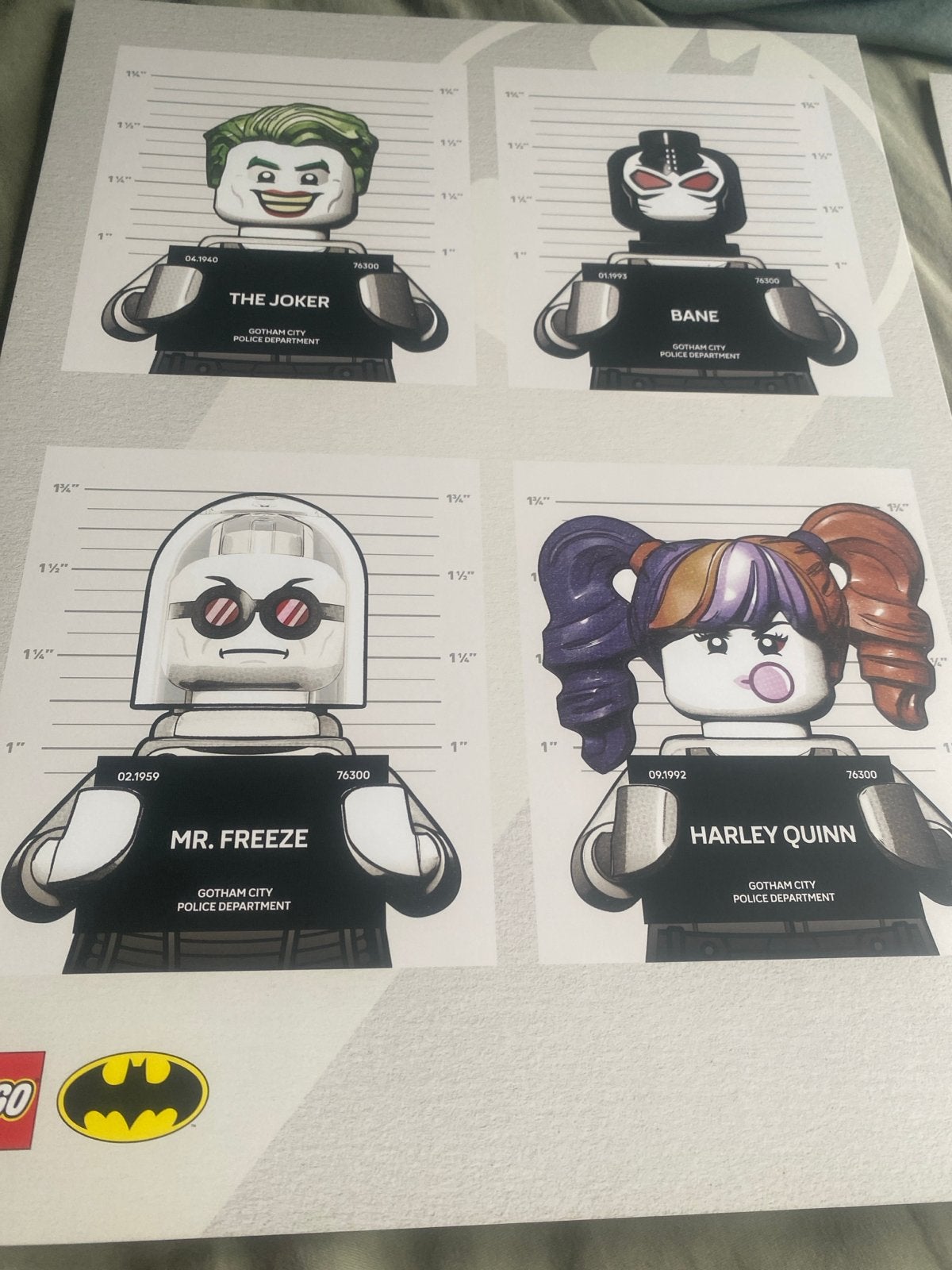 LEGO Batman Schurken Posters - Set van 2, Verzamelen, Speelgoed, Ophalen of Verzenden, Nieuw