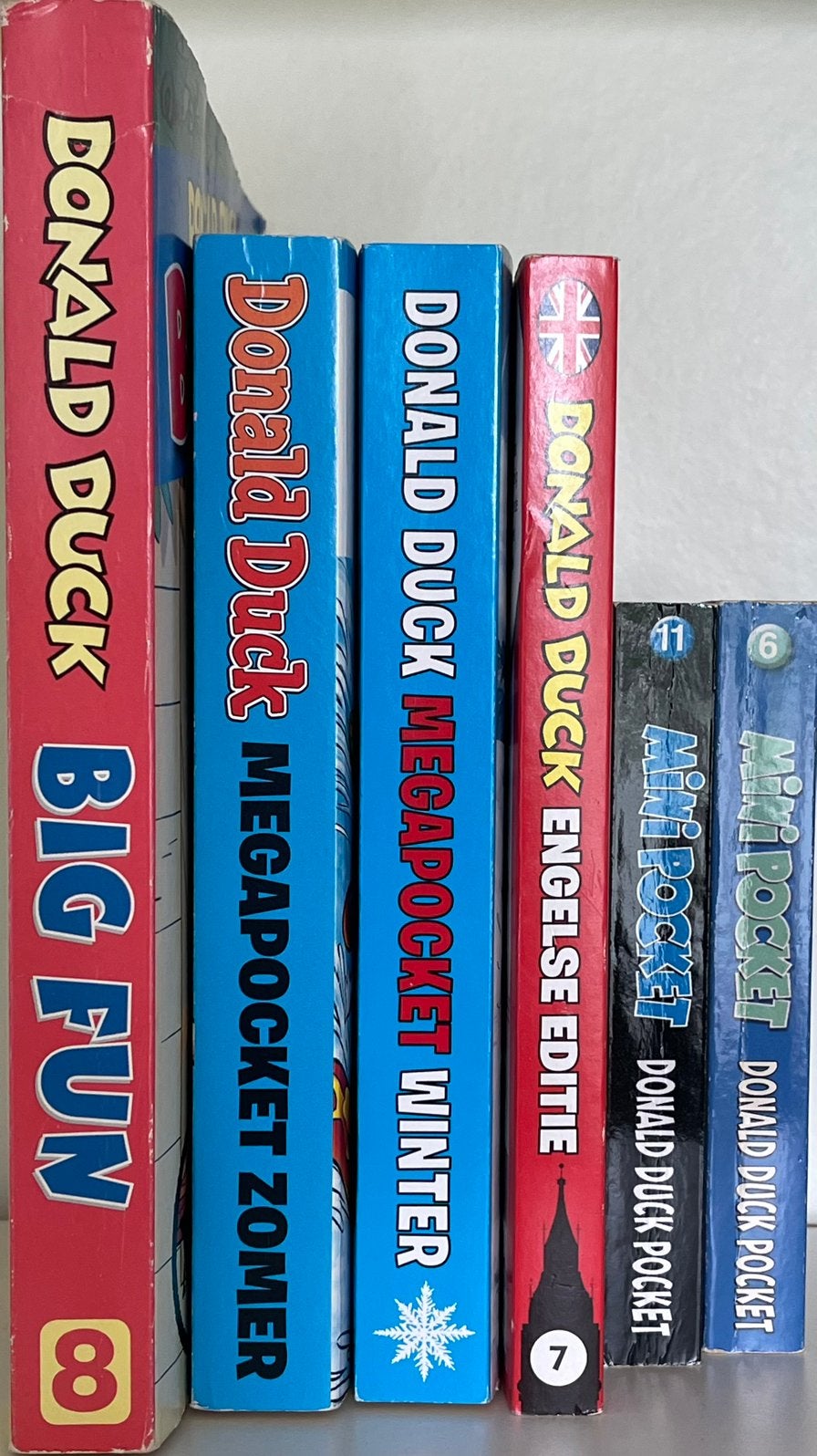 Donald duck pockets, Ophalen, Gelezen