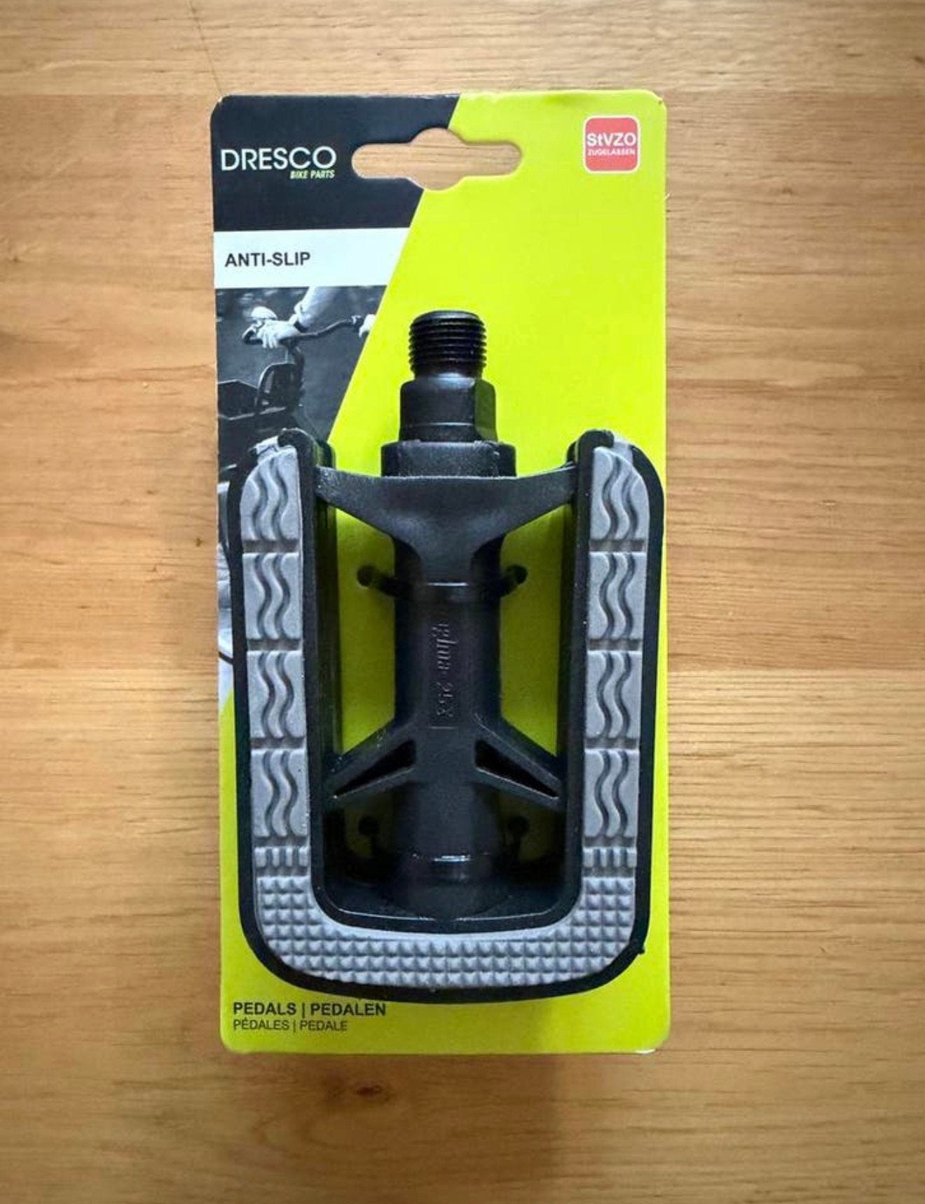 Dresco Fiets Pedalen Anti-Slip - Nieuw & StVZO Gekeurd, Crankstel of Pedalen, Overige materialen, Nieuw, Ophalen of Verzenden