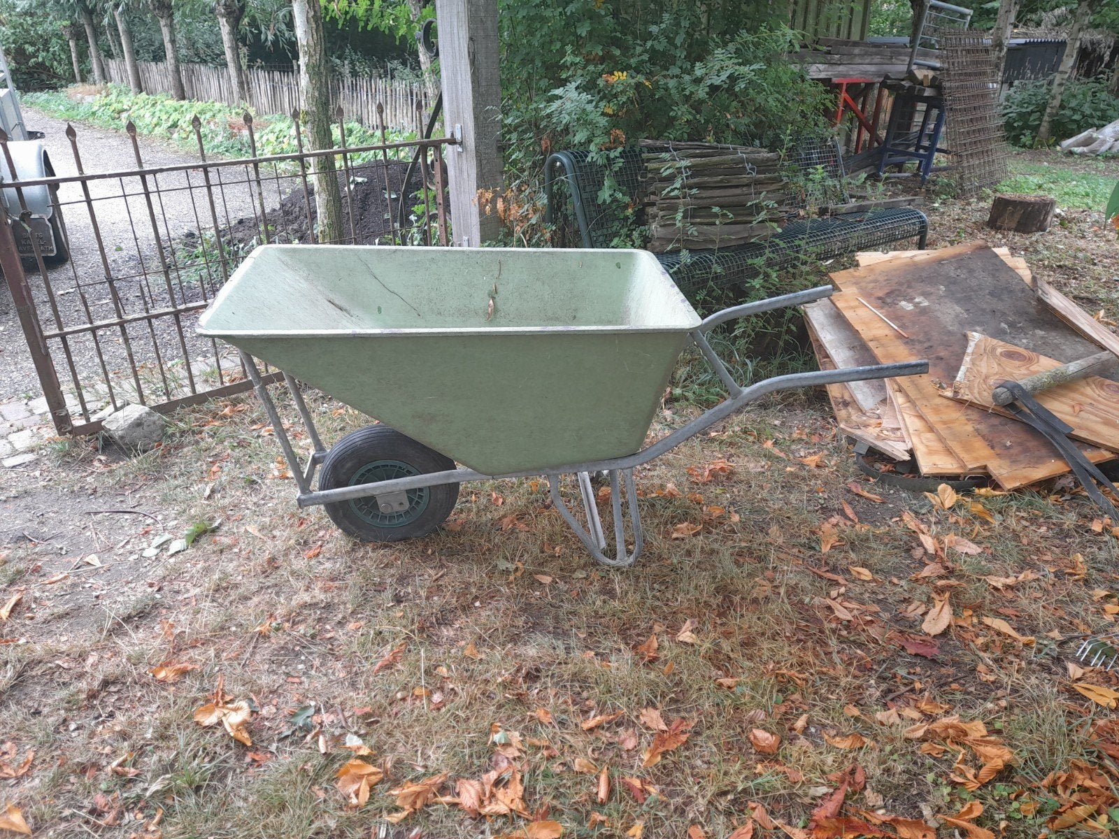 grote volume kruiwagen, Tuin en Terras, Kruiwagens, Ophalen, Gebruikt
