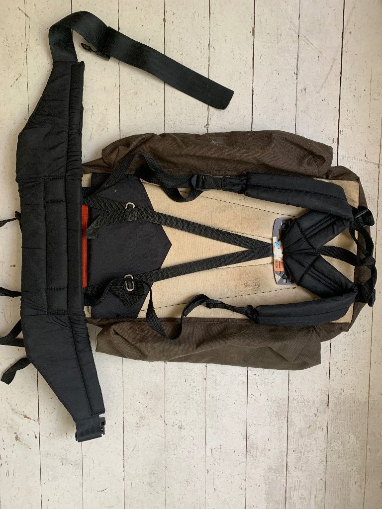 Vintage Millet Rugzak - Groen/Blauw, Sport en Fitness, Bergsport en Wandelen, Ophalen, Gebruikt, Rugzak